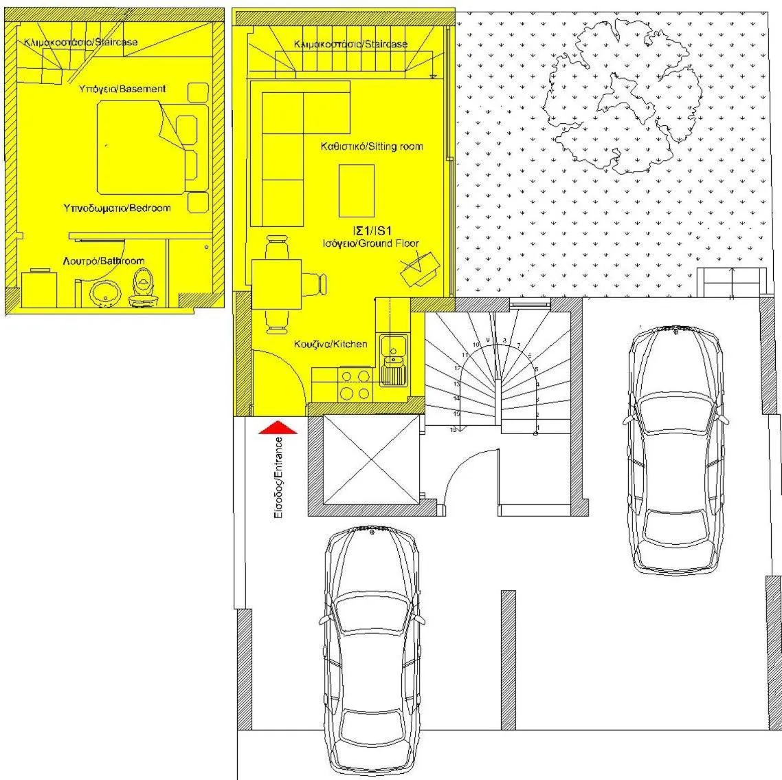 Floor plan in Elvita Apartments