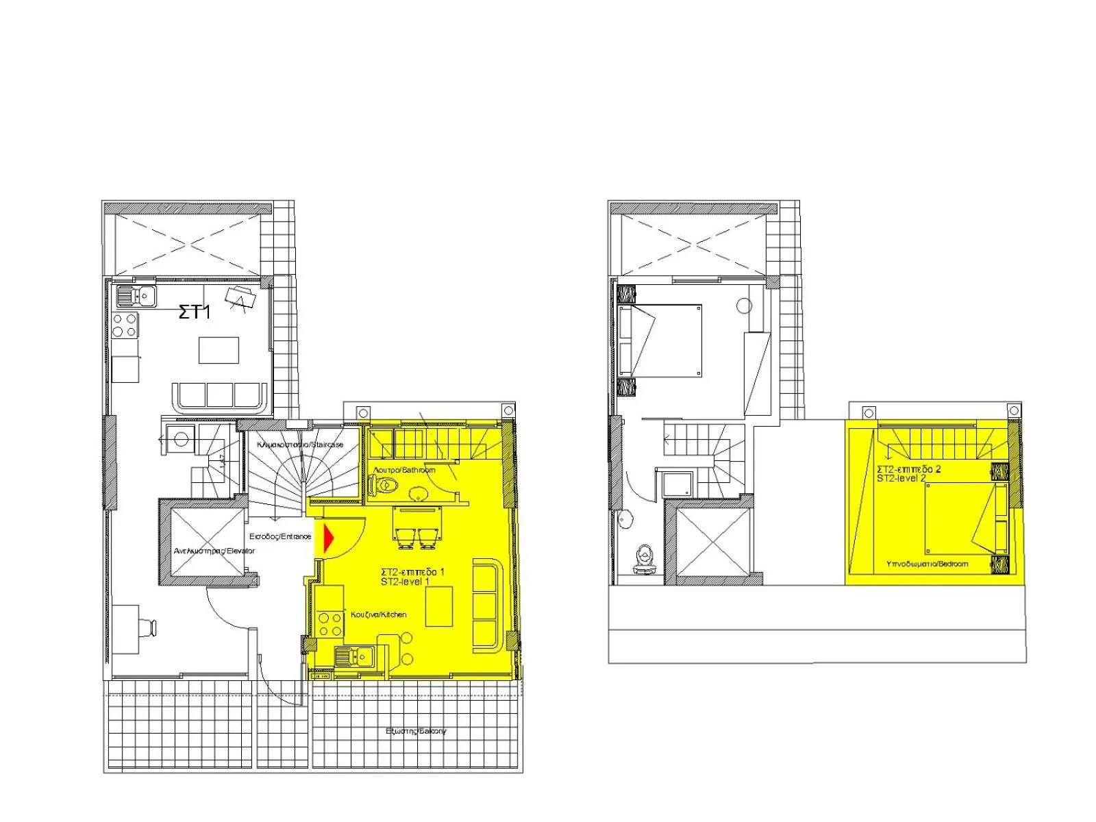 Floor plan in Elvita Apartments