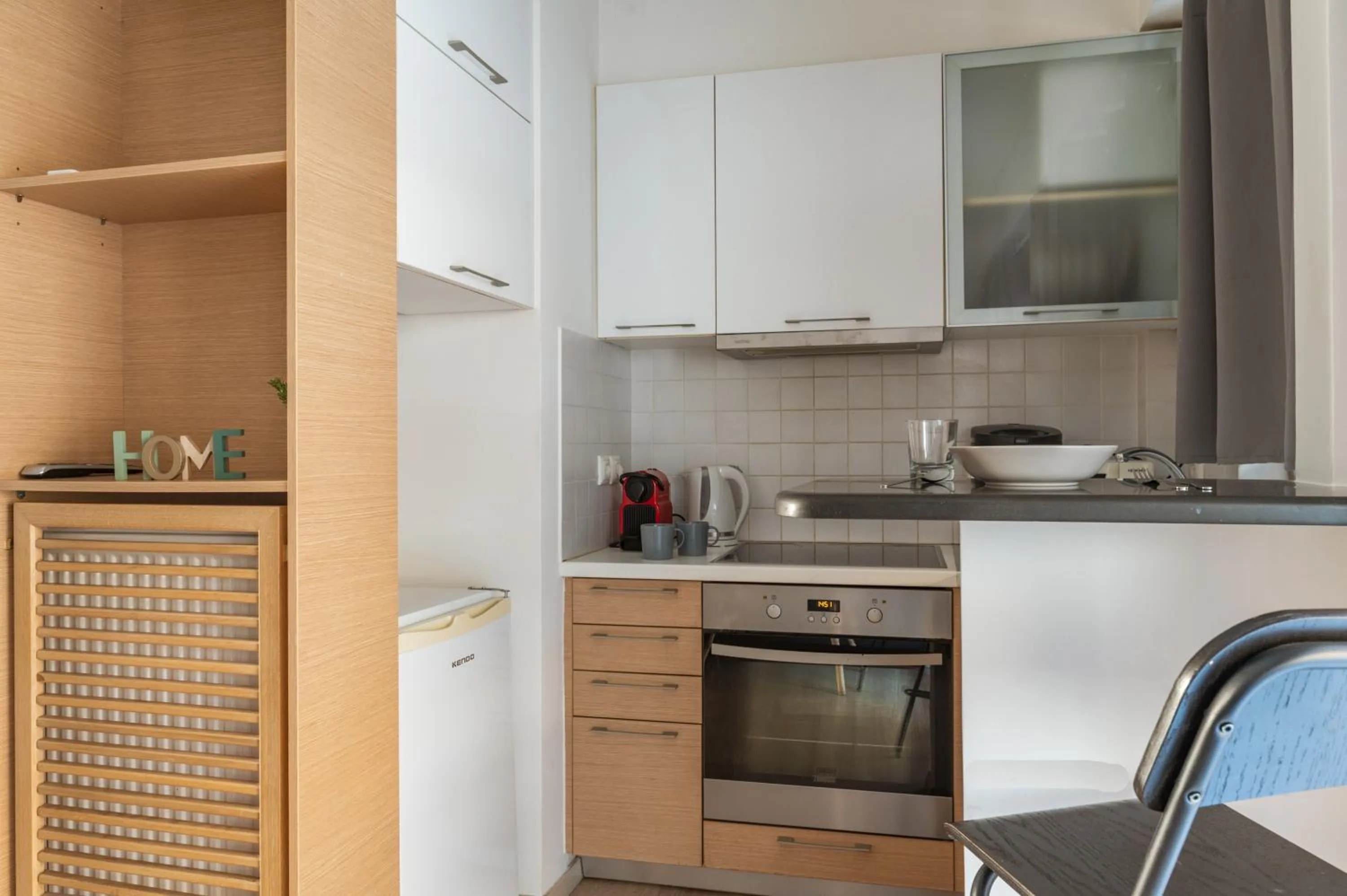Kitchen or kitchenette in Elvita Apartments