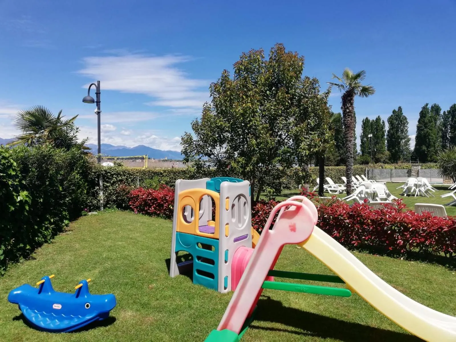 Children play ground in Appartamenti Residence Tulipano