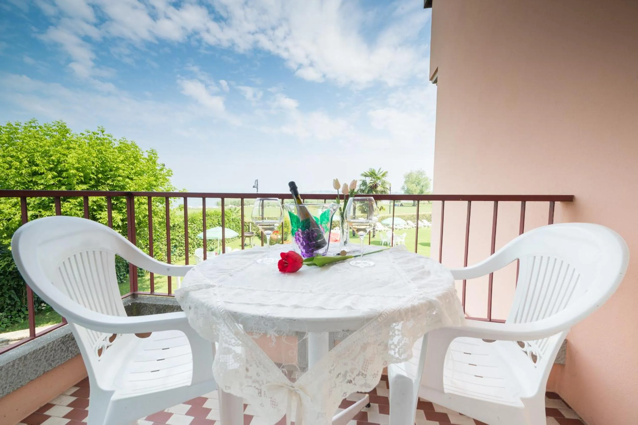 Seating area in Appartamenti Residence Tulipano