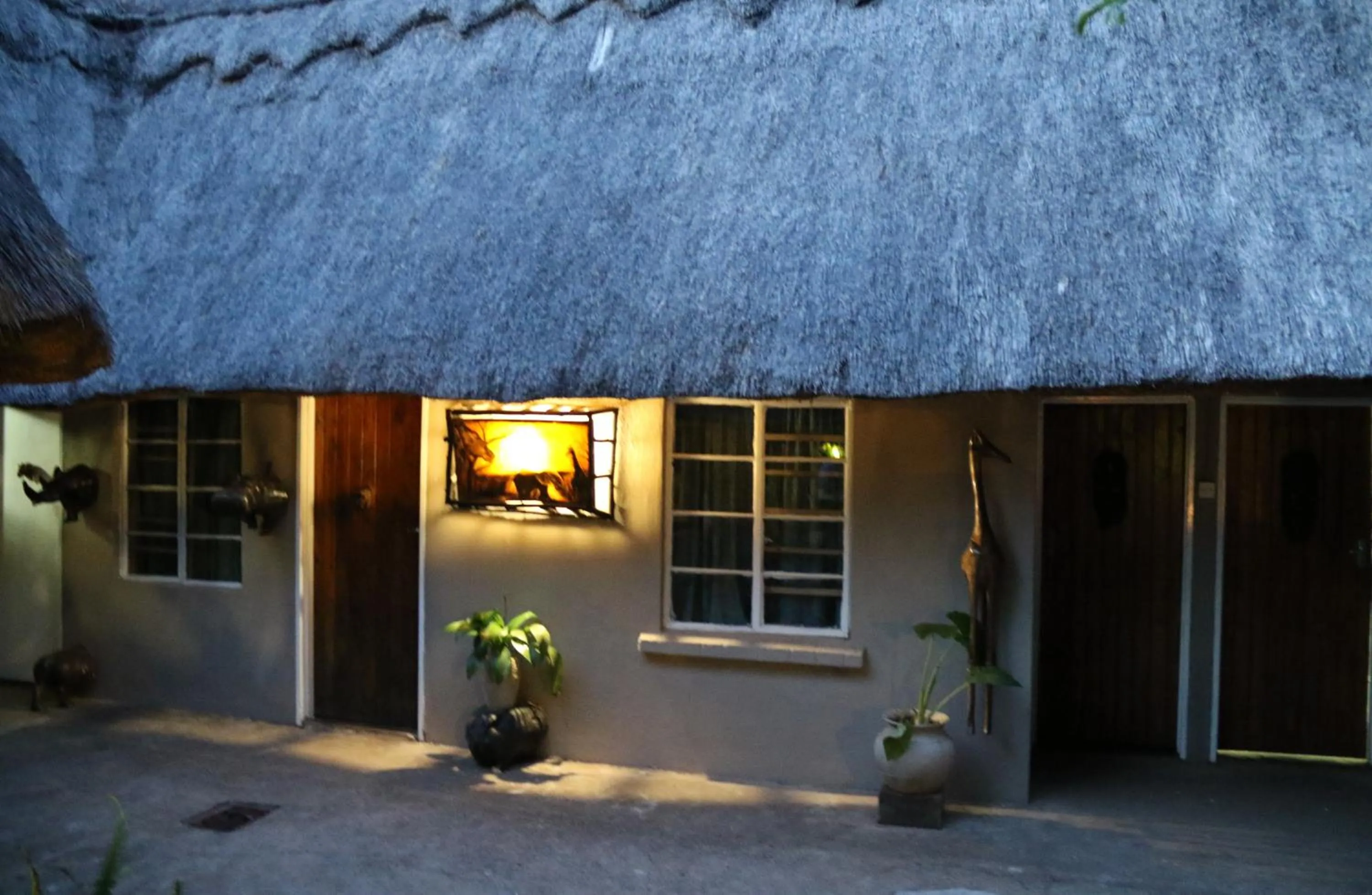 Facade/entrance in Victoria Falls Backpackers Lodge
