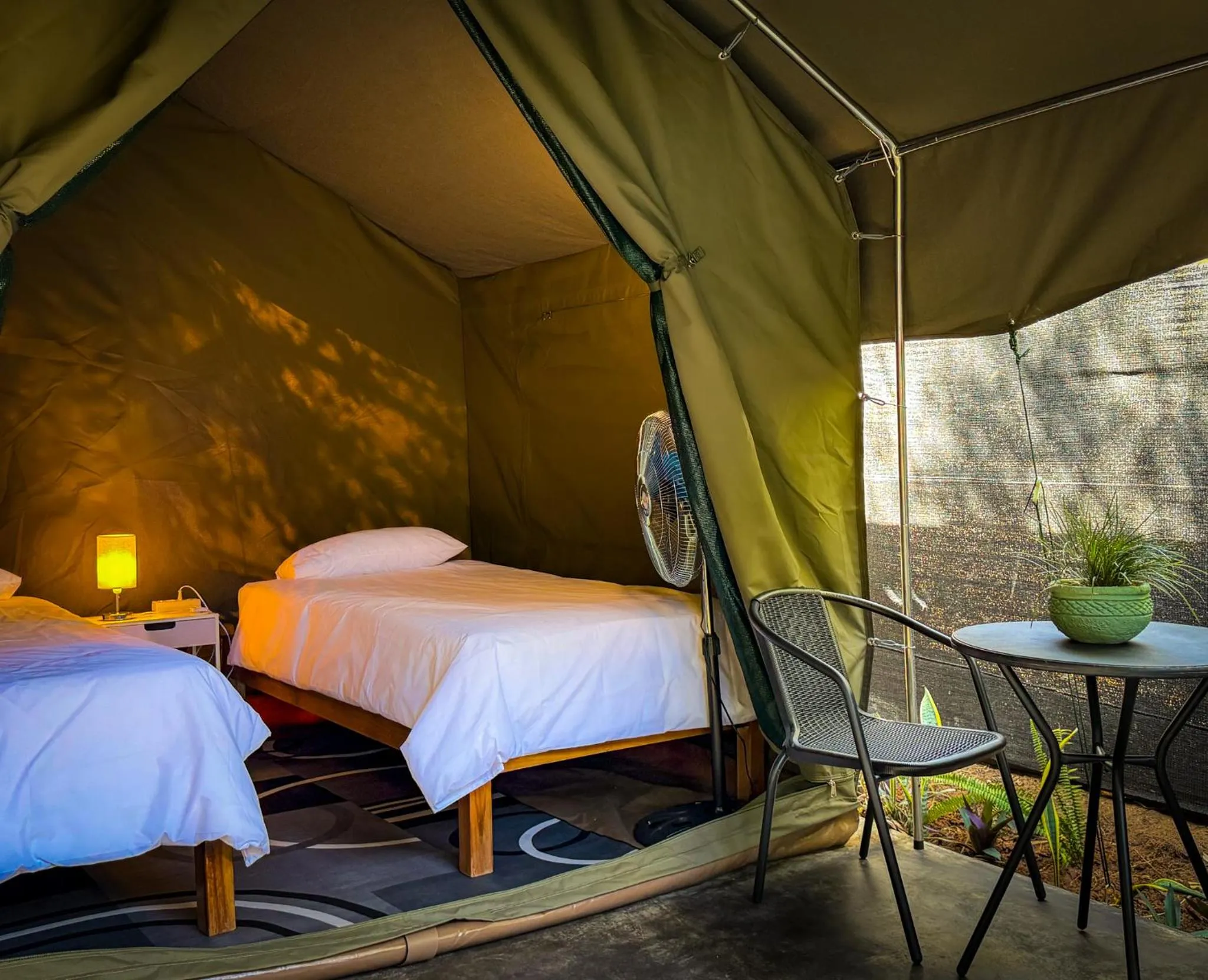 Bed in Victoria Falls Backpackers Lodge