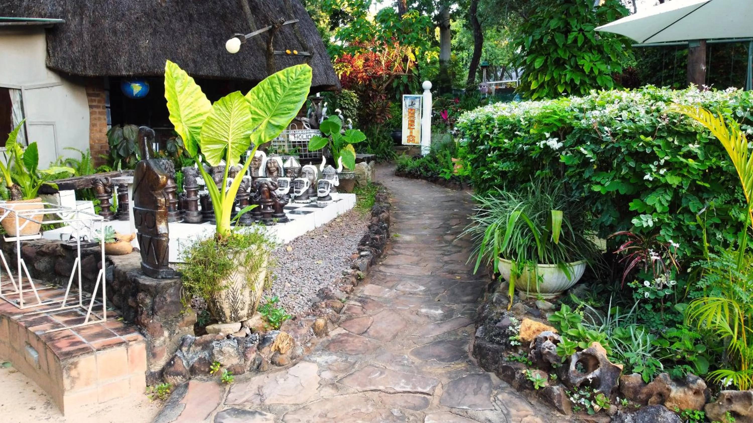 Property building in Victoria Falls Backpackers Lodge