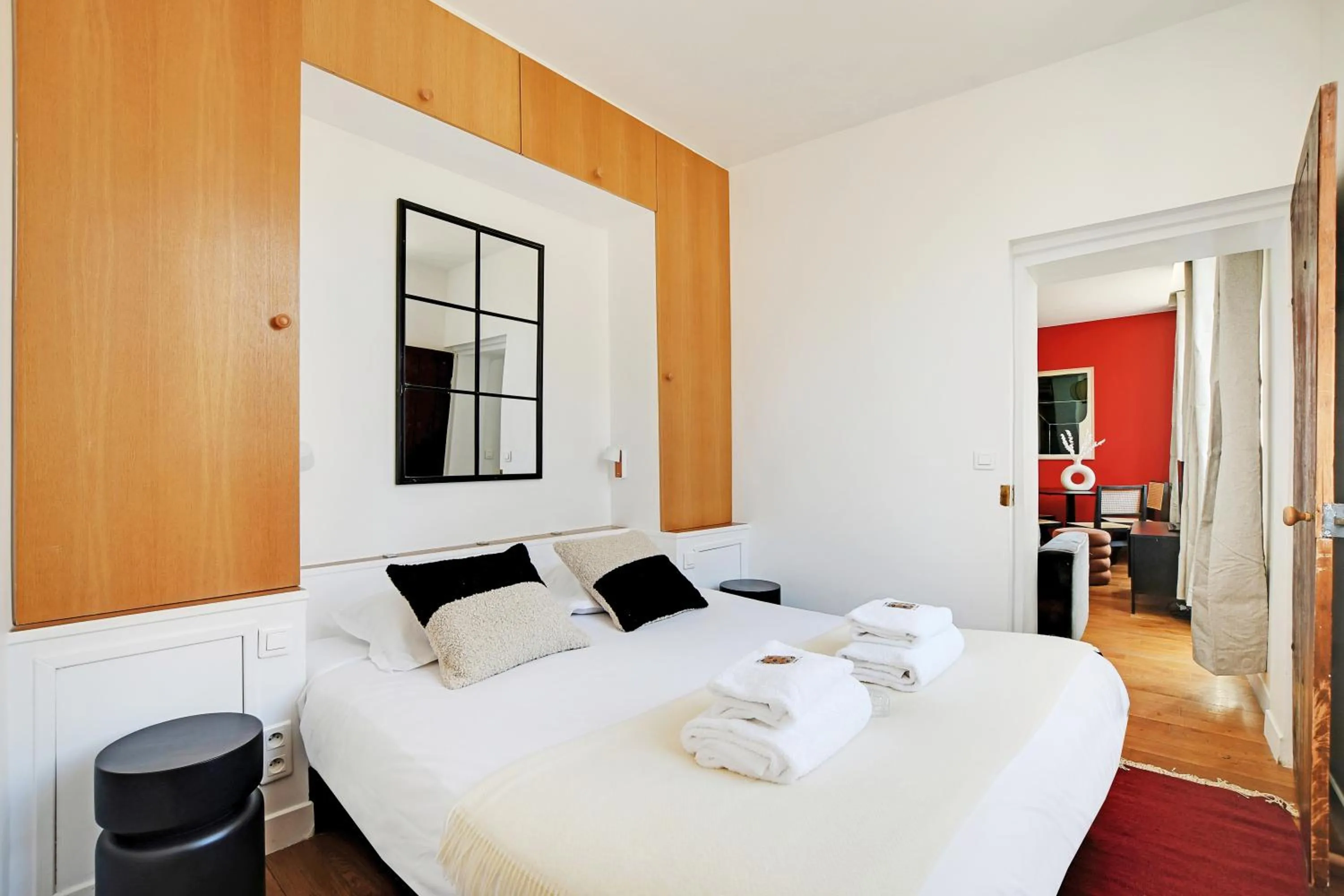 Bedroom, Bed in Residence central marais