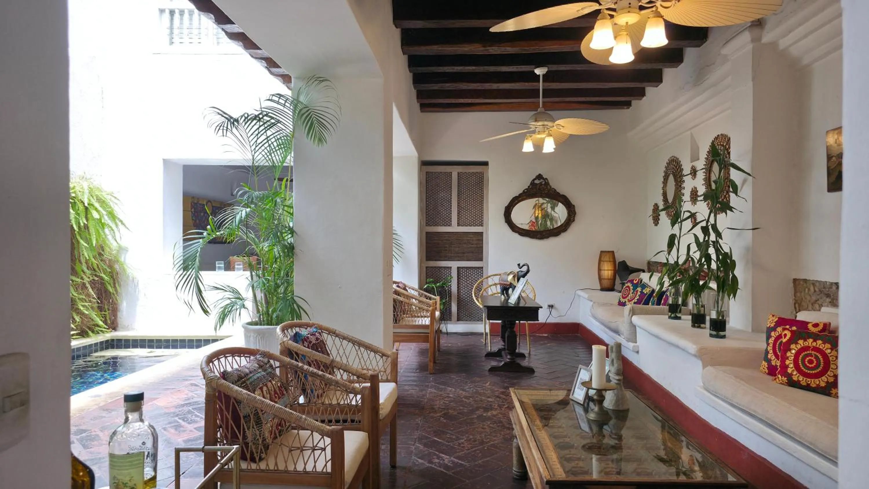 Seating area in Hotel Casa la Tablada