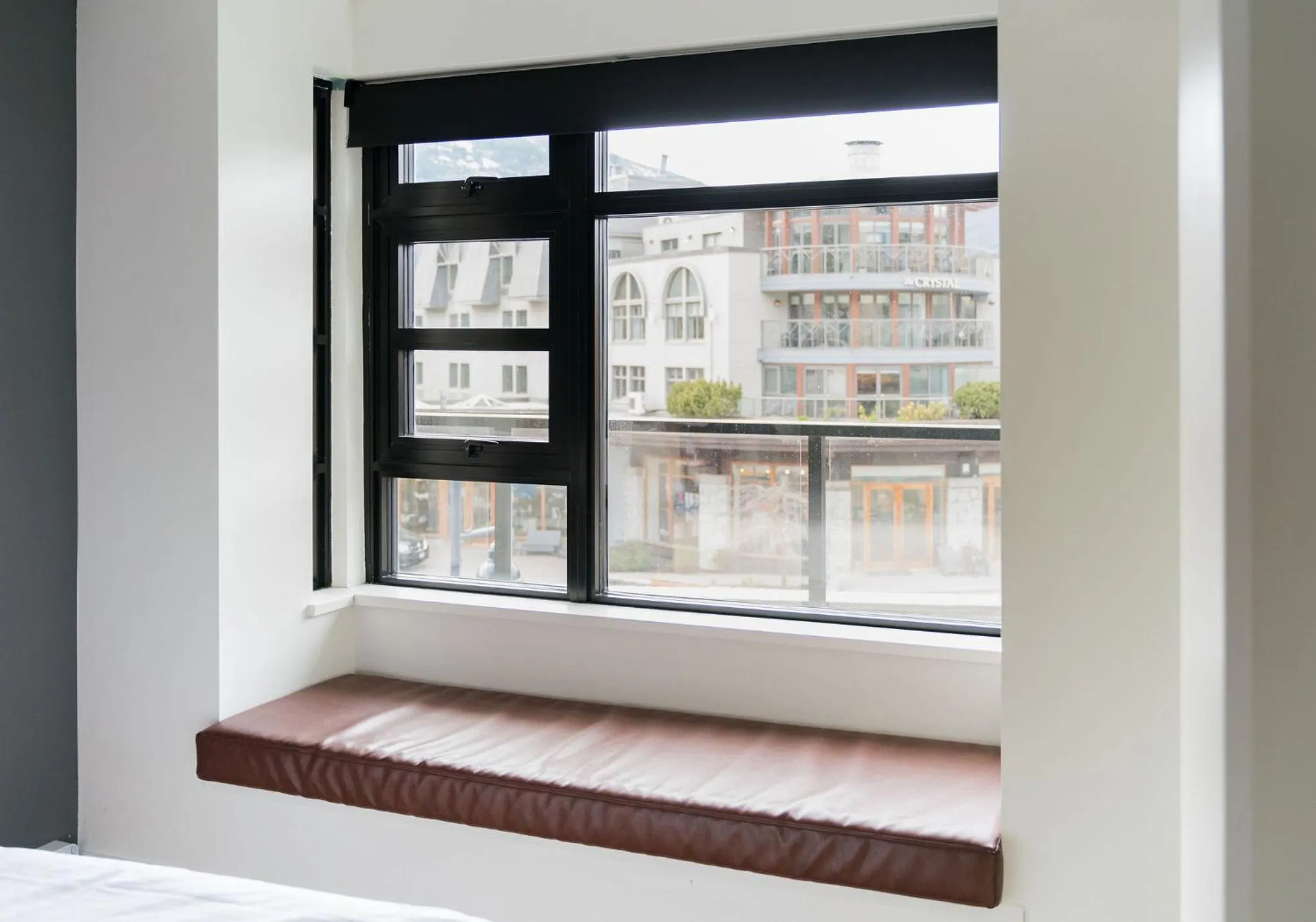 Bed in Gibbons Life Accommodations