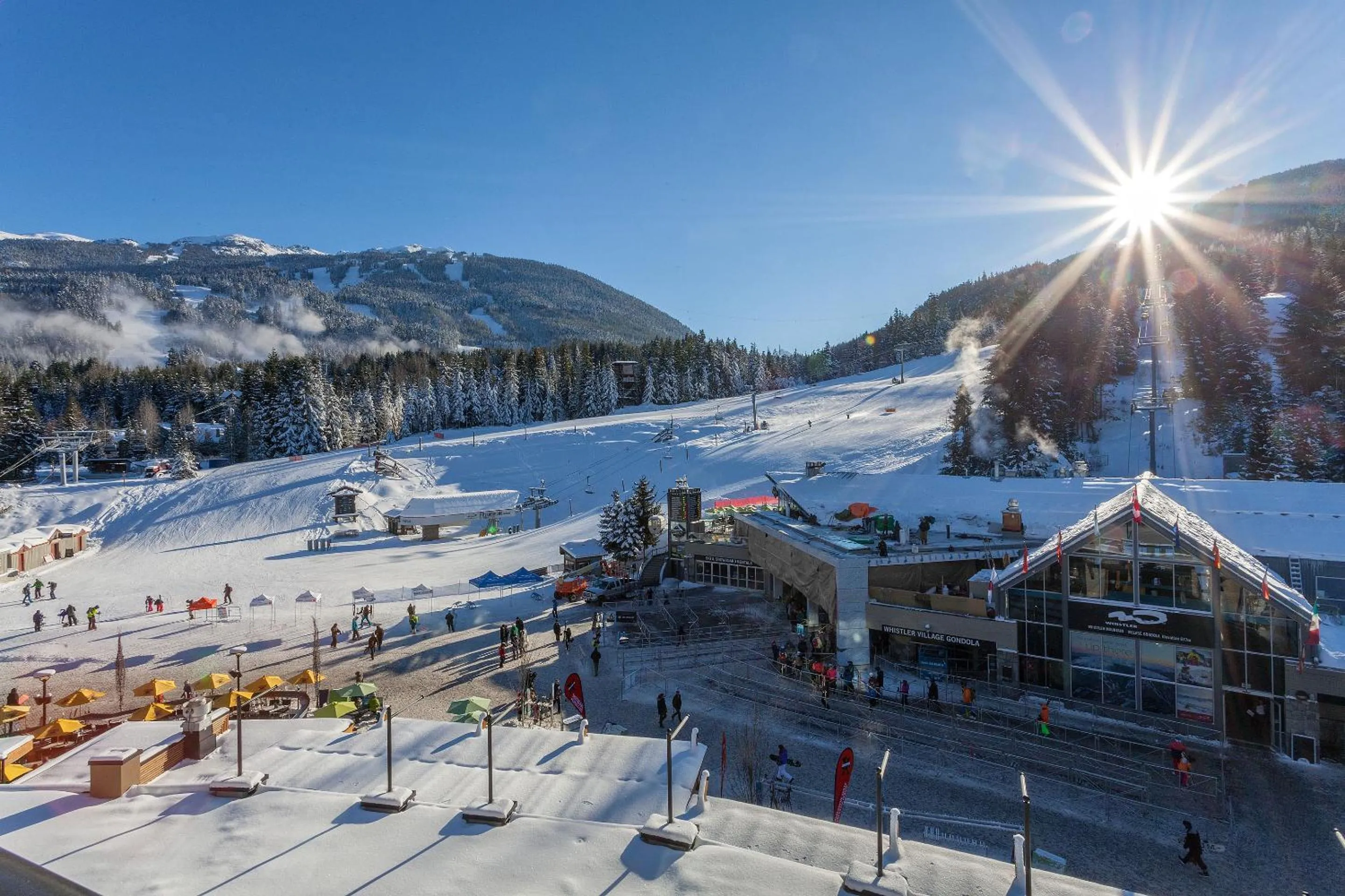 Mountain view in Gibbons Life Accommodations