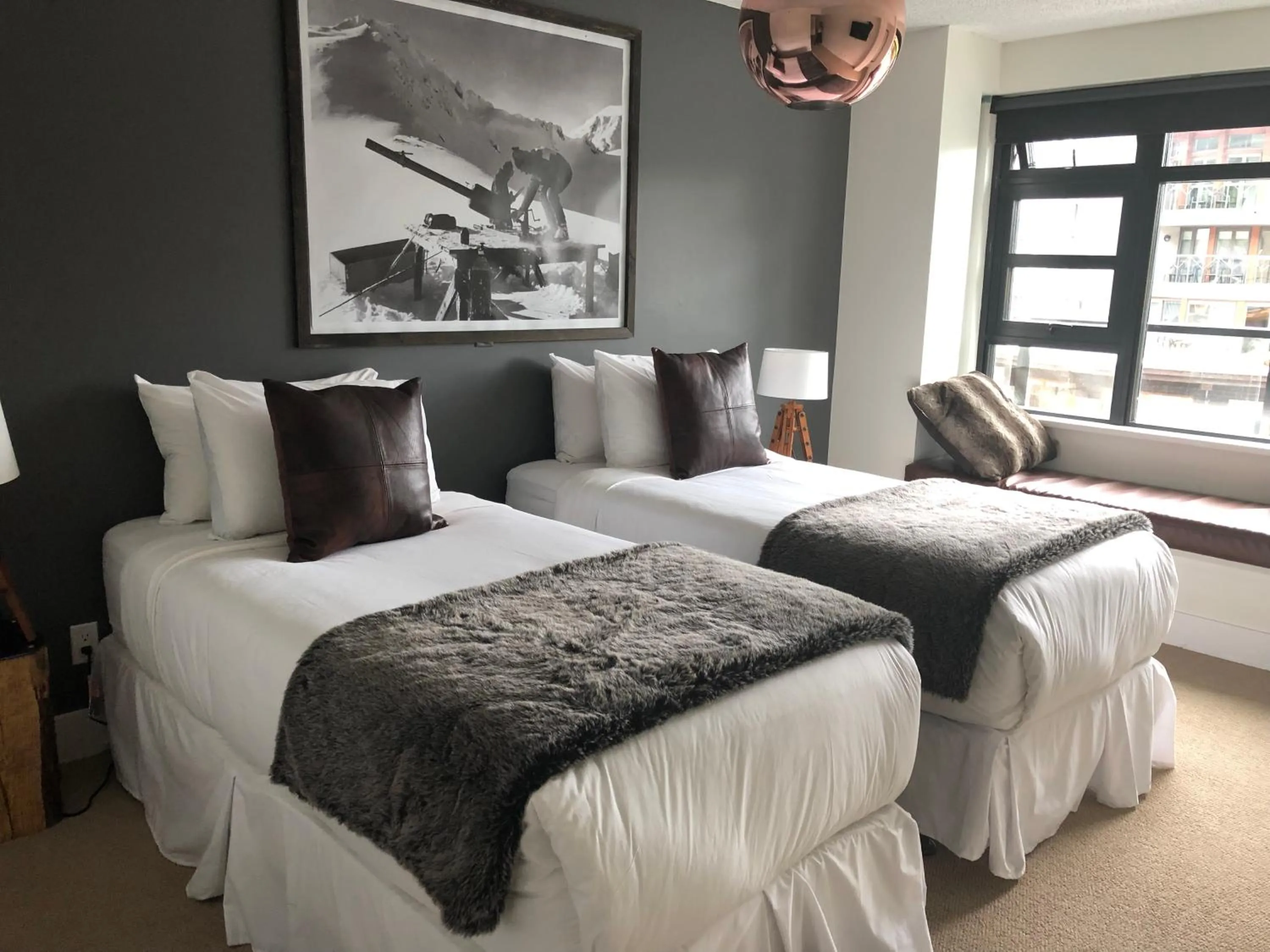 Bedroom, Bed in Gibbons Life Accommodations