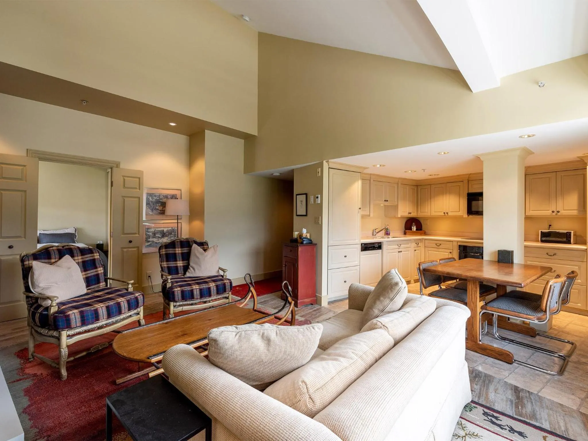 Living room in Gibbons Life Accommodations