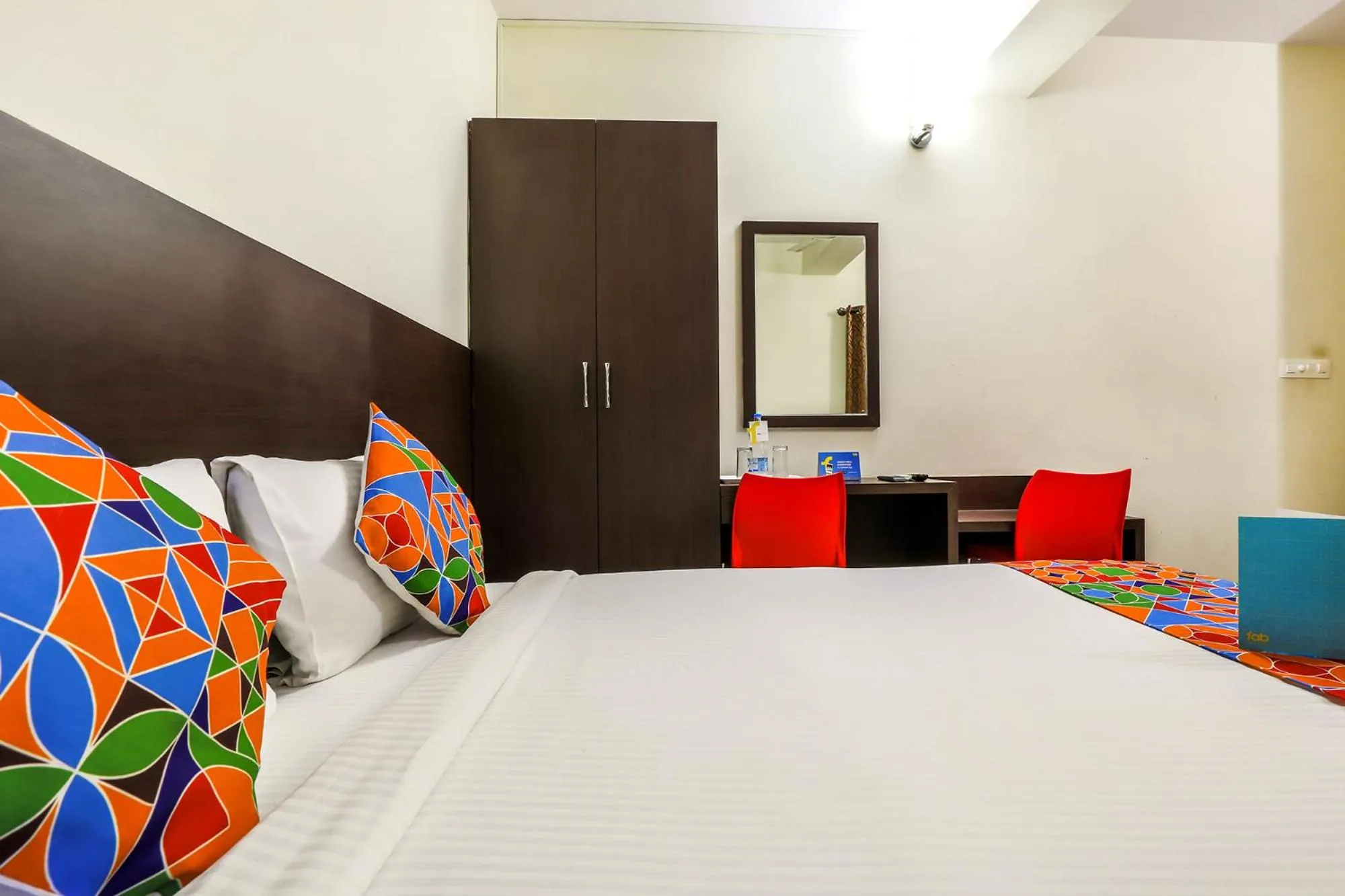 Bed in FabHotel RMS Comforts - Nr Yeshwantpur Railway Station