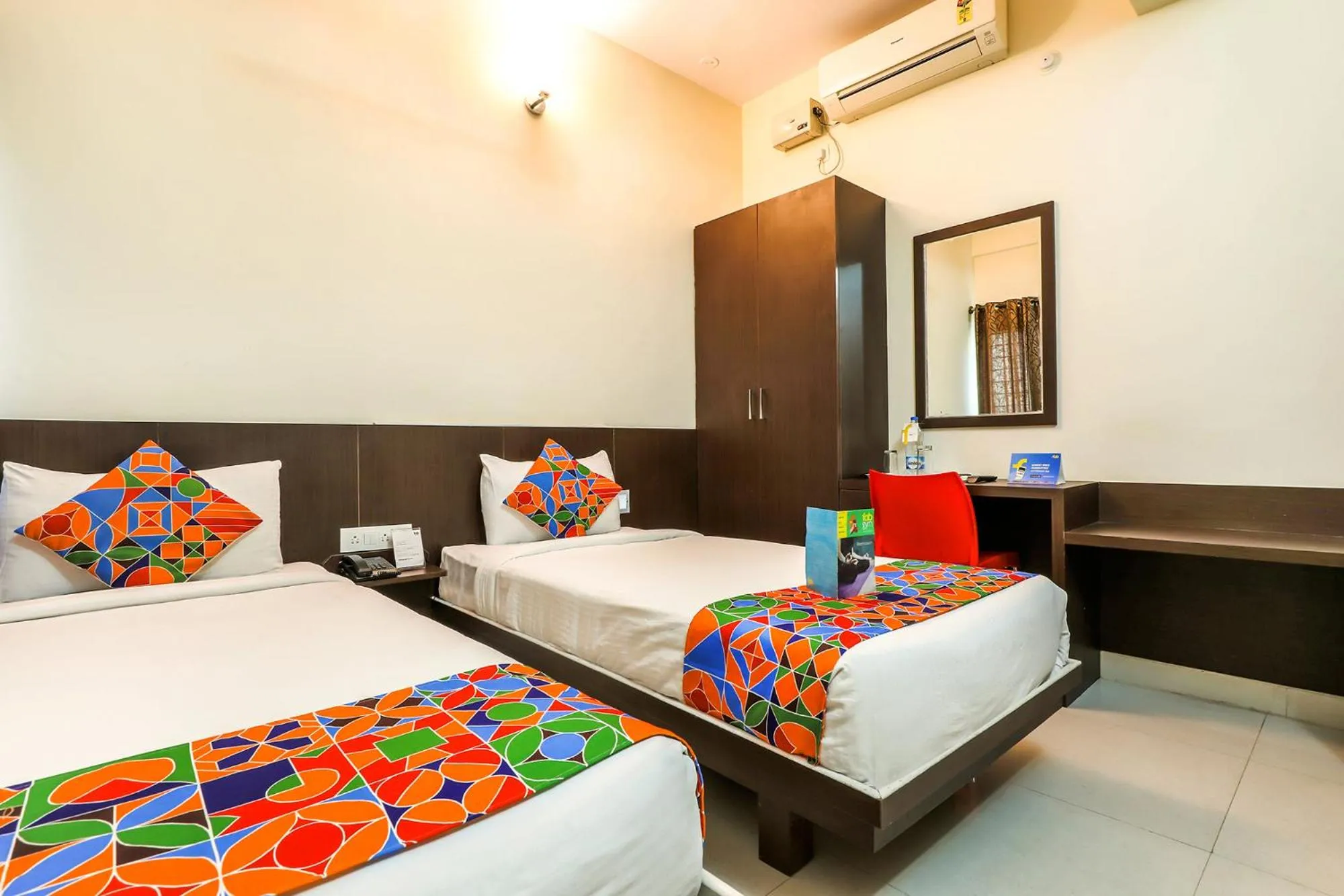 Bed in FabHotel RMS Comforts - Nr Yeshwantpur Railway Station