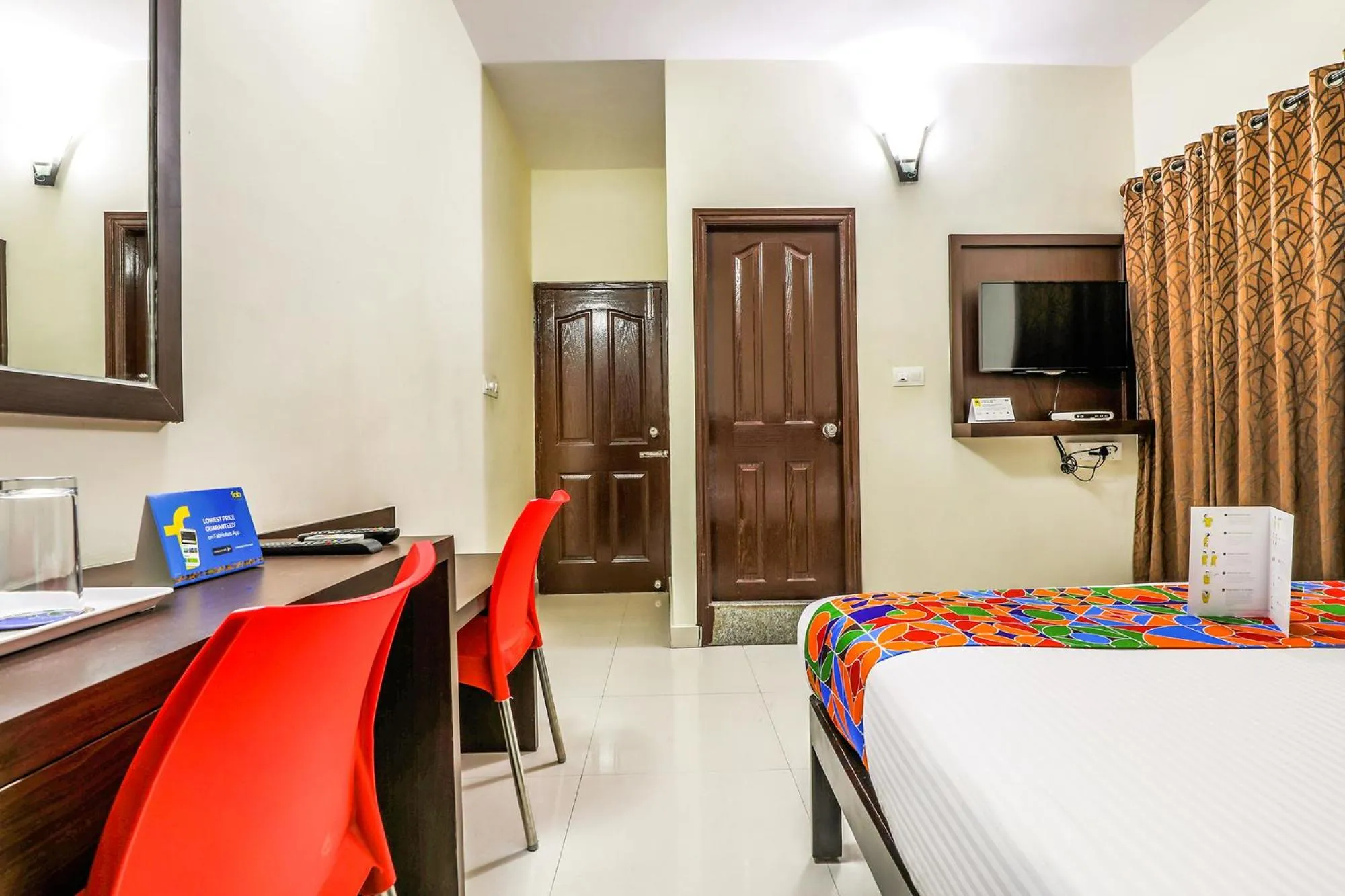 Bed in FabHotel RMS Comforts - Nr Yeshwantpur Railway Station