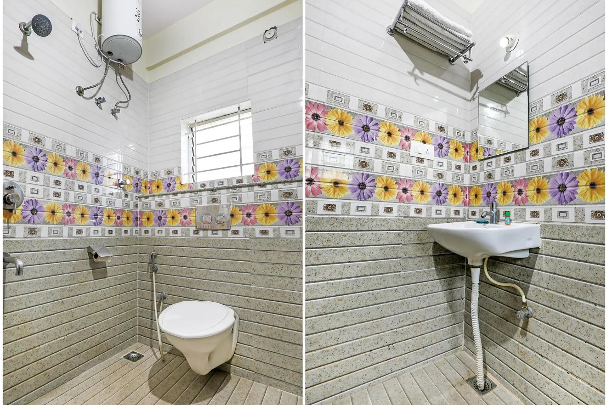 Bathroom in FabHotel RMS Comforts - Nr Yeshwantpur Railway Station