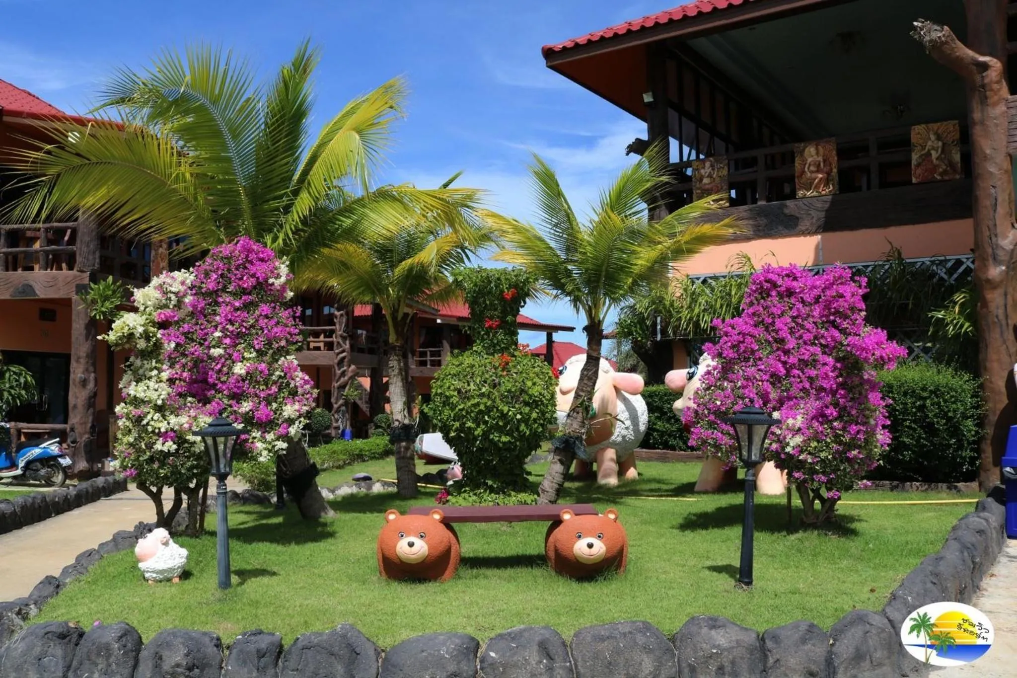 Garden in Chomview Resort