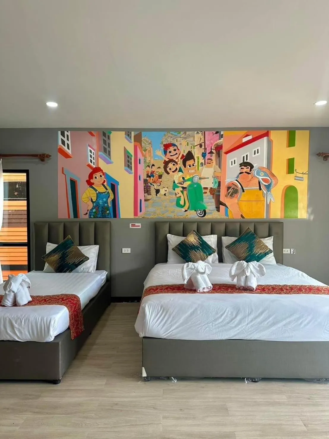 Decorative detail, Bed in Chomview Resort