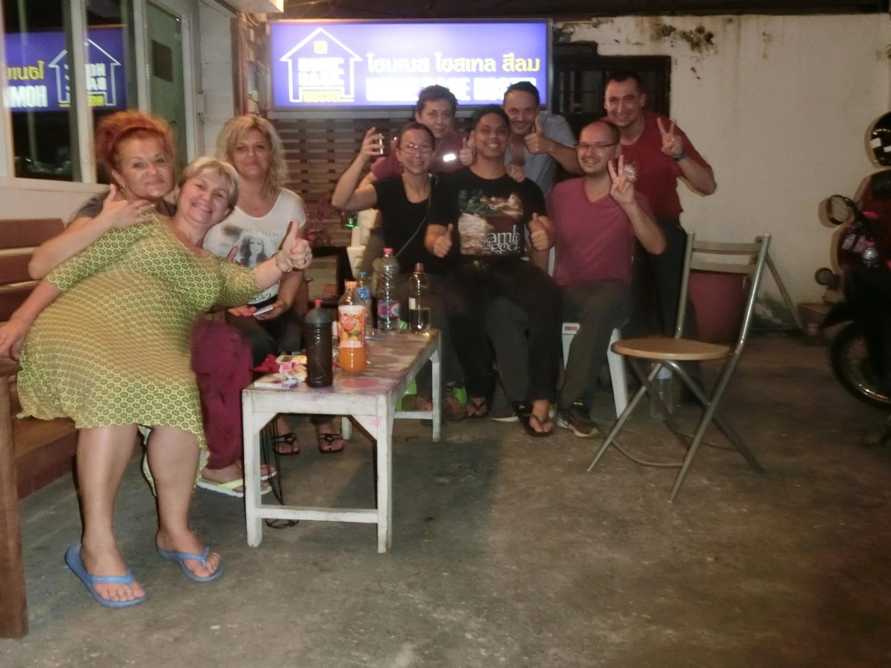 Guests in Home Base Hostel