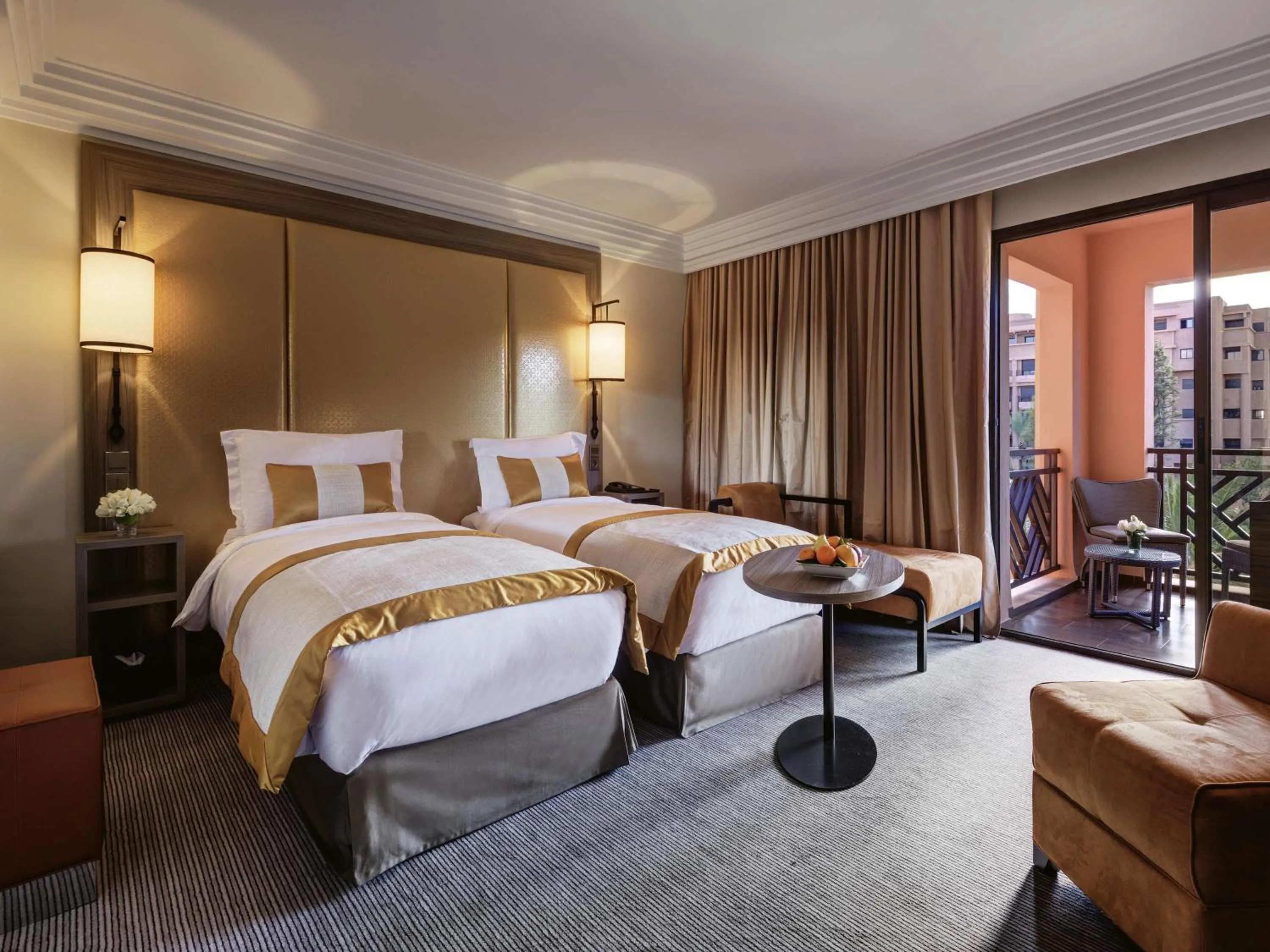 Bedroom, Bed in Mövenpick Hotel Mansour Eddahbi Marrakech