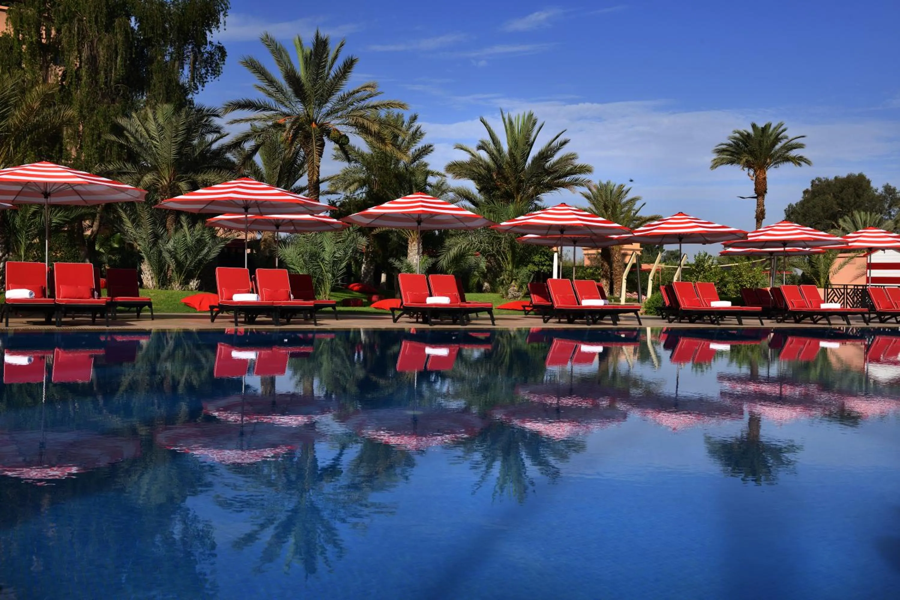 Swimming pool in Mövenpick Hotel Mansour Eddahbi Marrakech