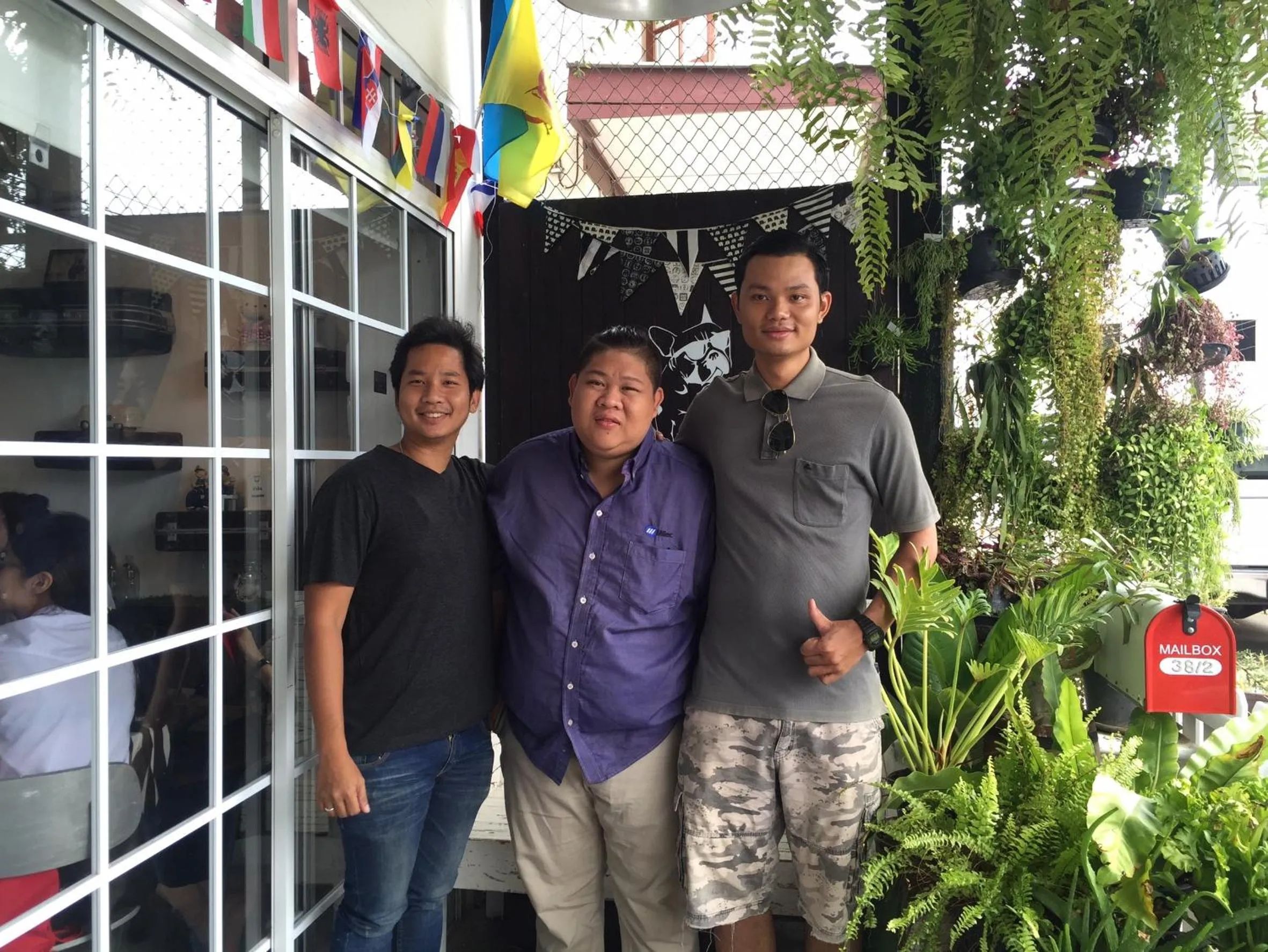 group of guests in Jetty Huahin Hostel