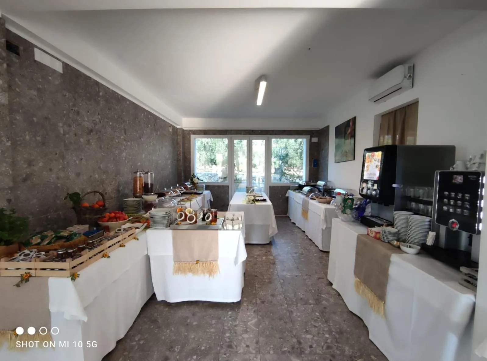 Continental breakfast in Hotel Torre Santamaria Resort