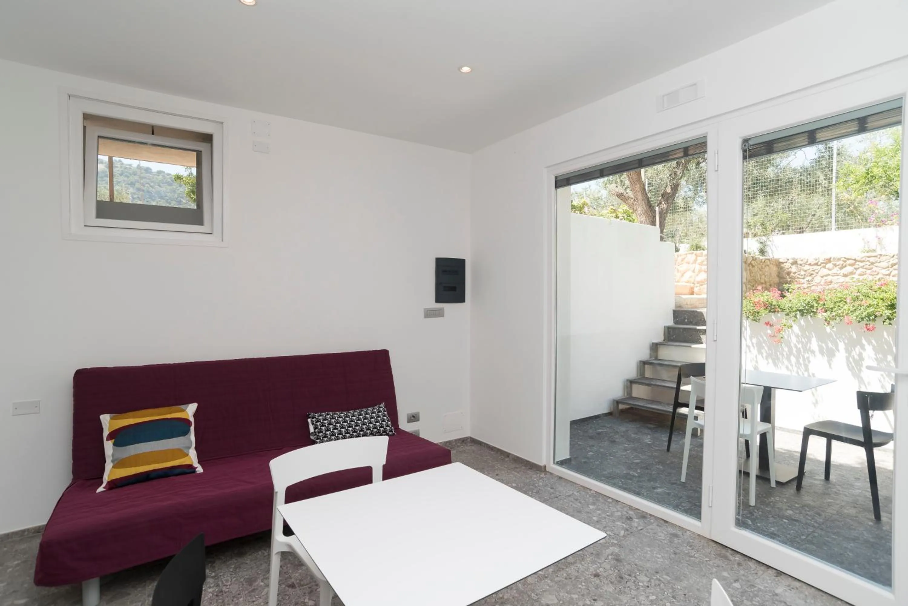 Patio in Hotel Torre Santamaria Resort