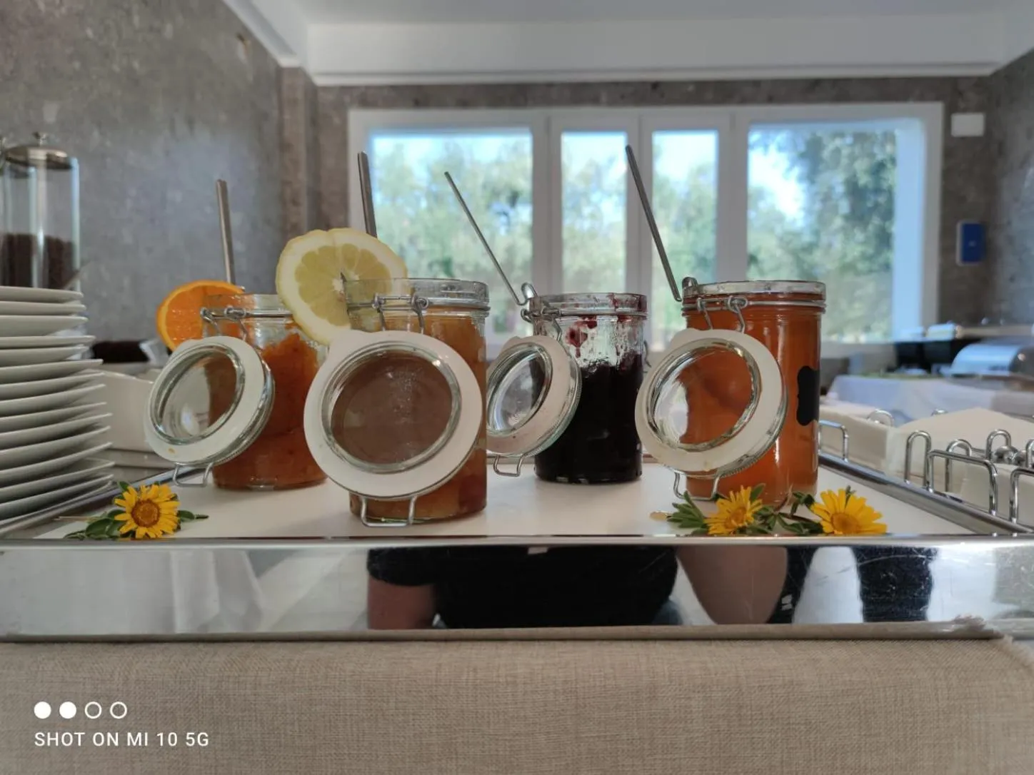 Continental breakfast in Hotel Torre Santamaria Resort