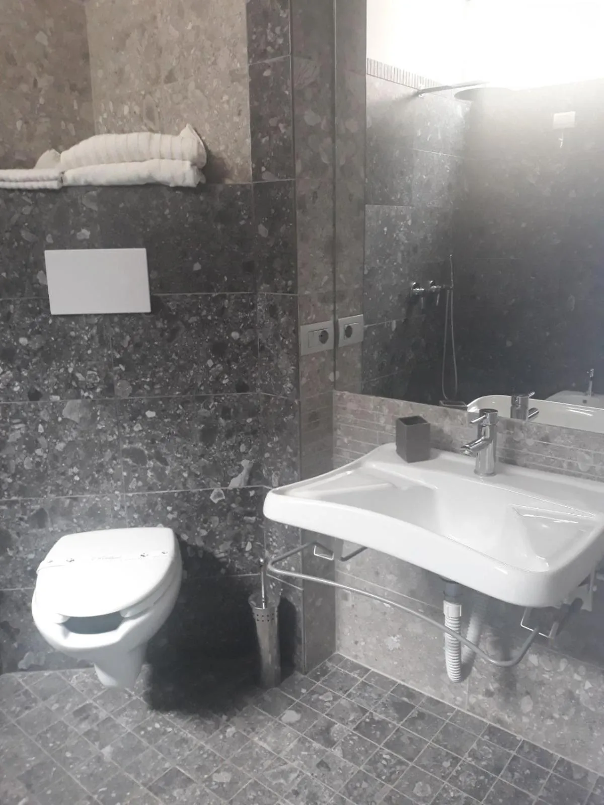 Toilet in Hotel Torre Santamaria Resort