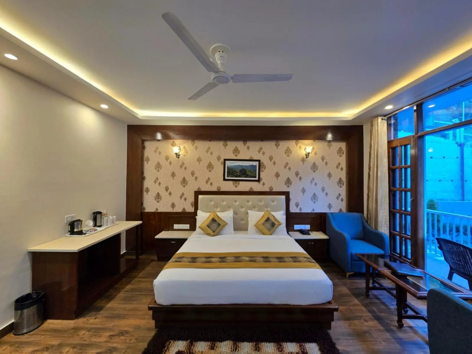 Bed in KAMNA HILL RESORT a Boutique cottages