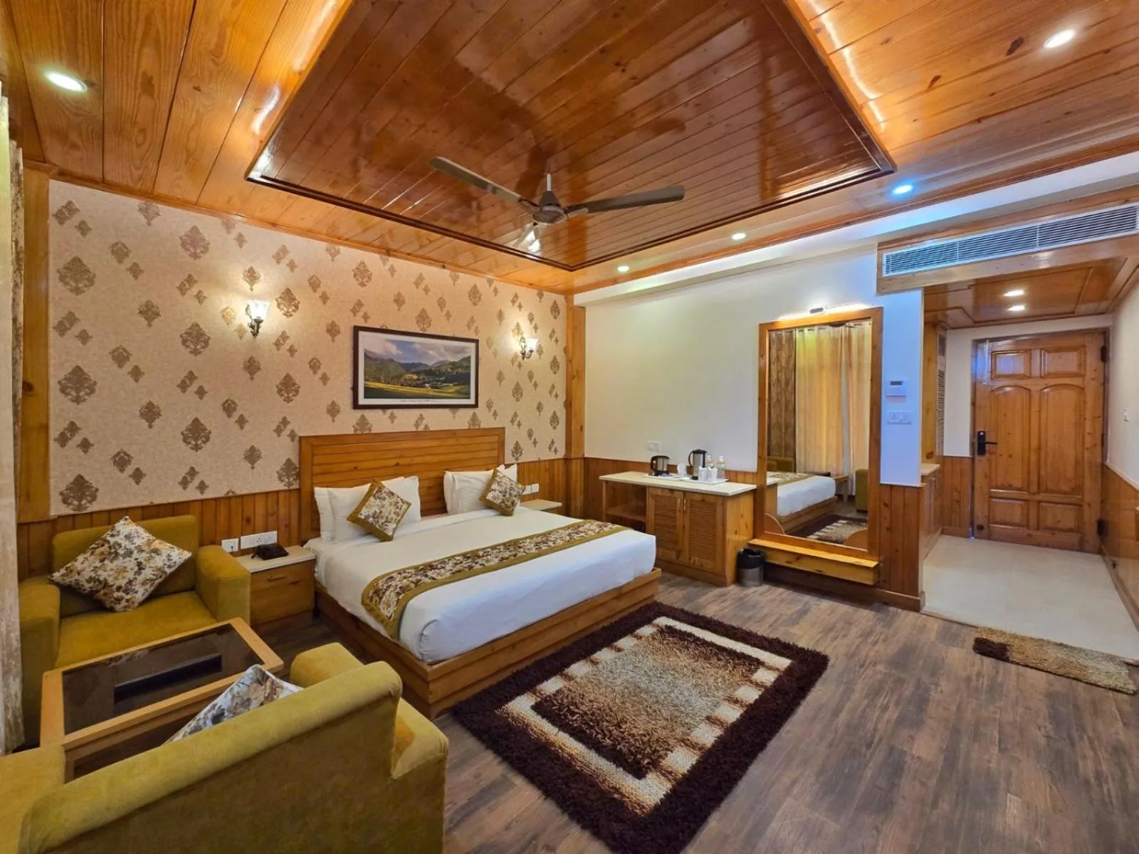Bed in KAMNA HILL RESORT a Boutique cottages