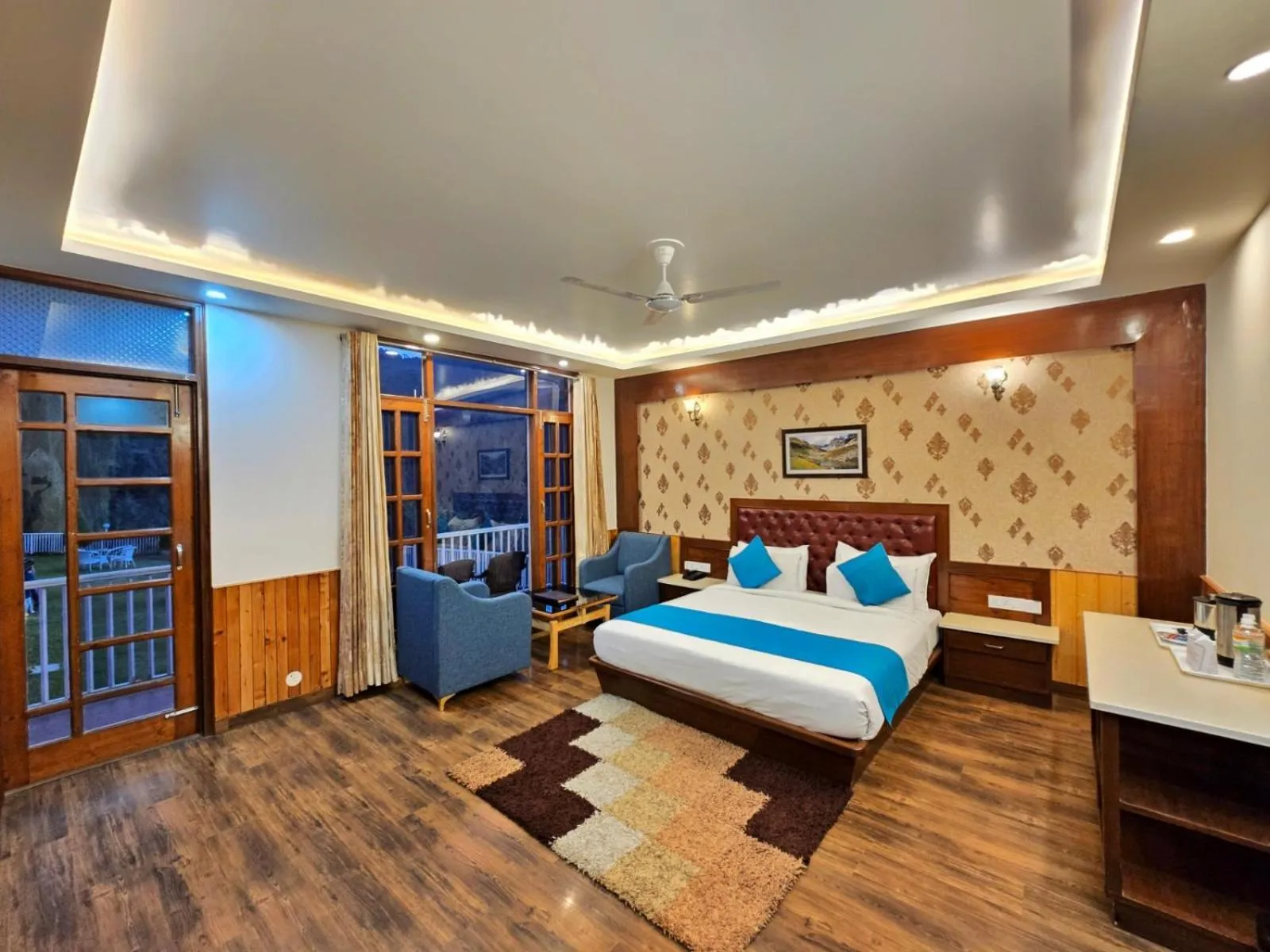 Bed in KAMNA HILL RESORT a Boutique cottages