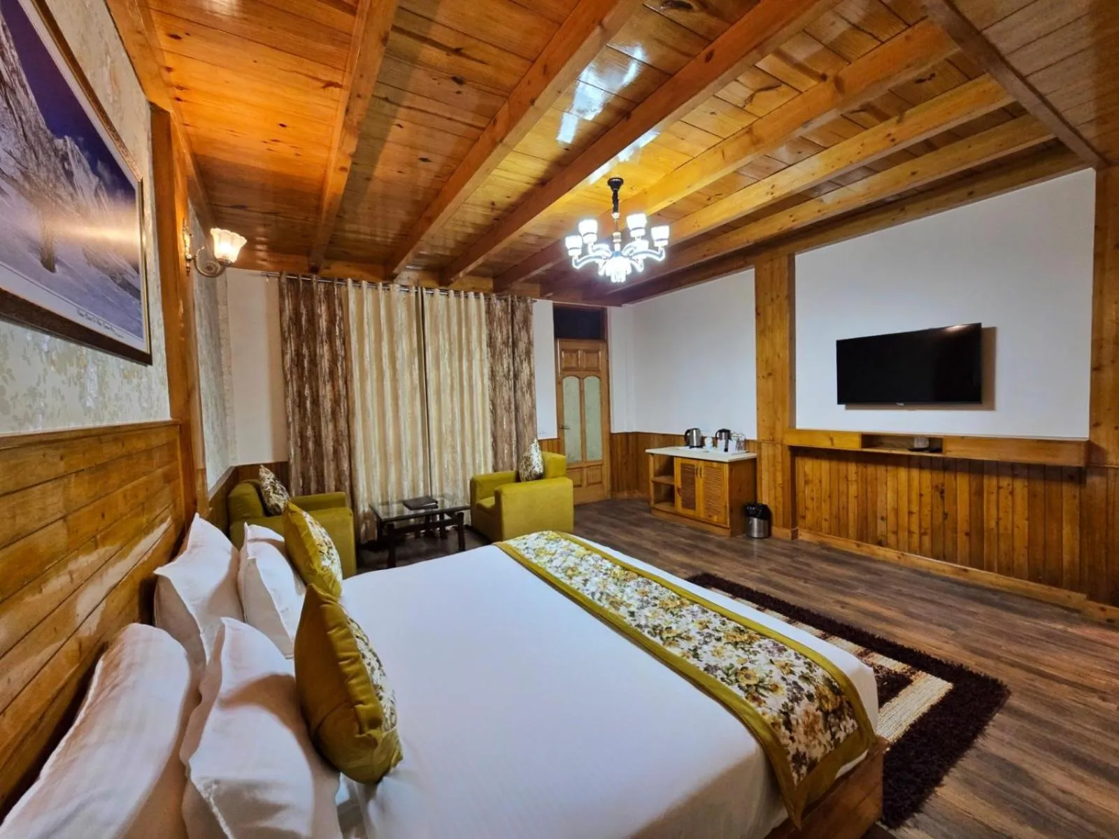 Bed in KAMNA HILL RESORT a Boutique cottages