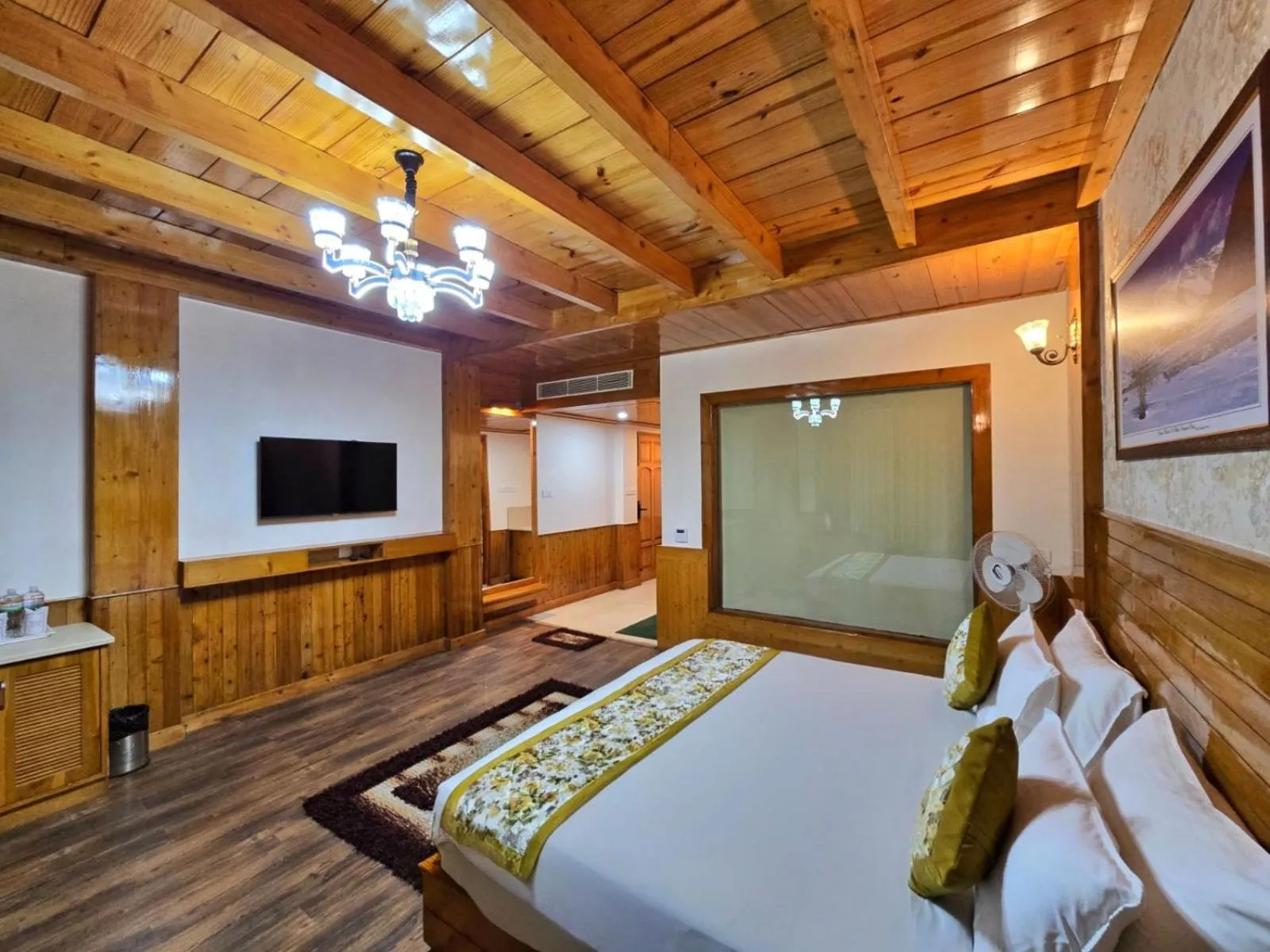 Bed in KAMNA HILL RESORT a Boutique cottages