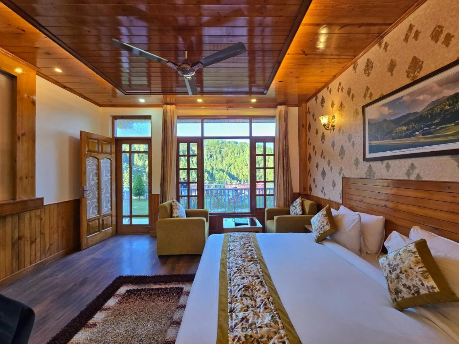 Bed in KAMNA HILL RESORT a Boutique cottages