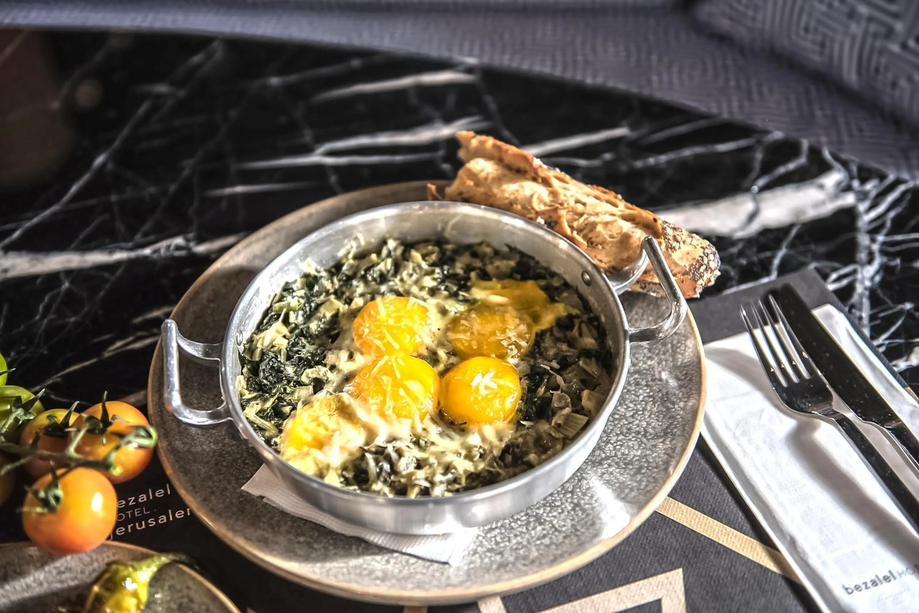 Buffet breakfast in Bezalel Hotel - an Atlas Boutique Hotel