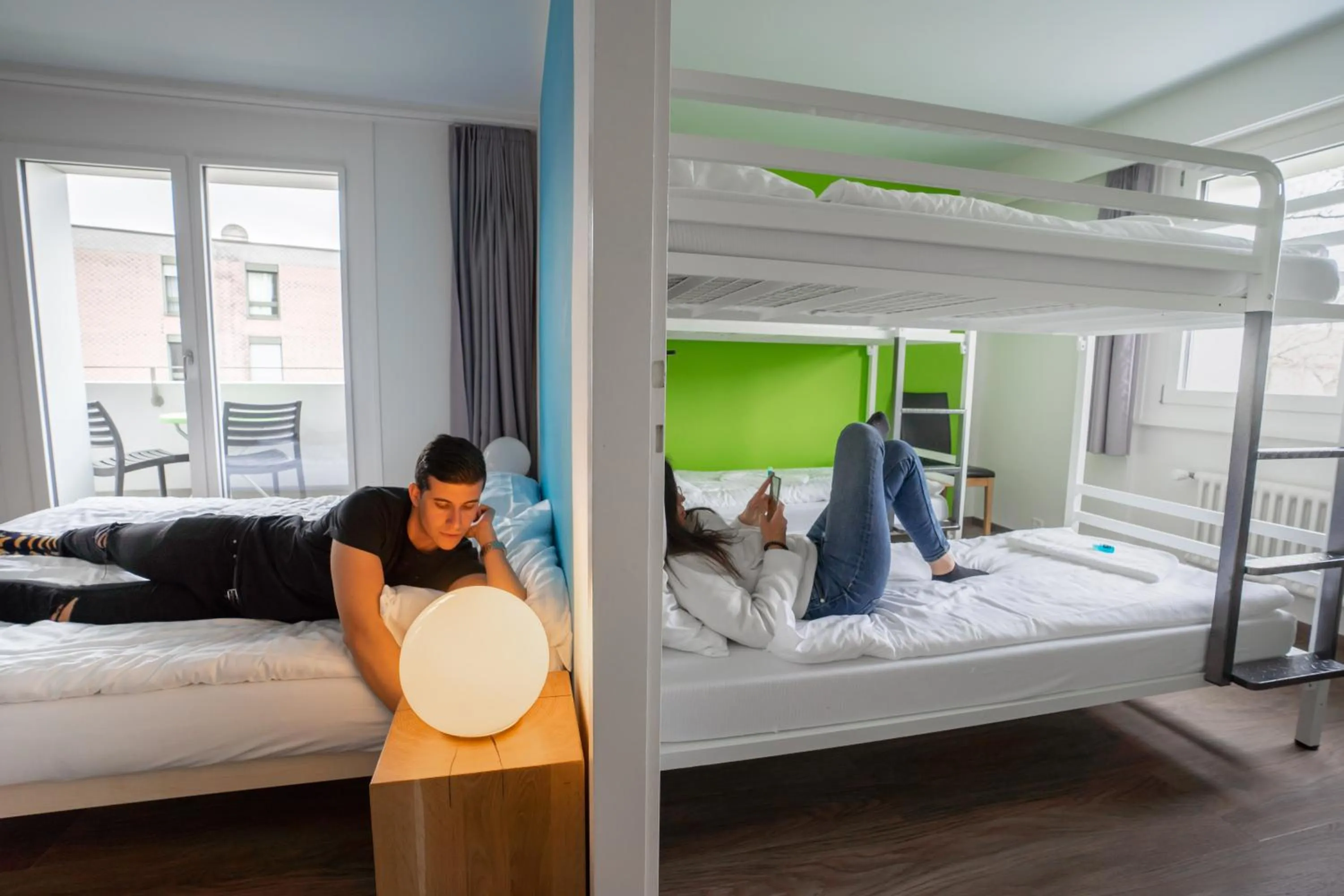 People, Bed in Nyon Hostel