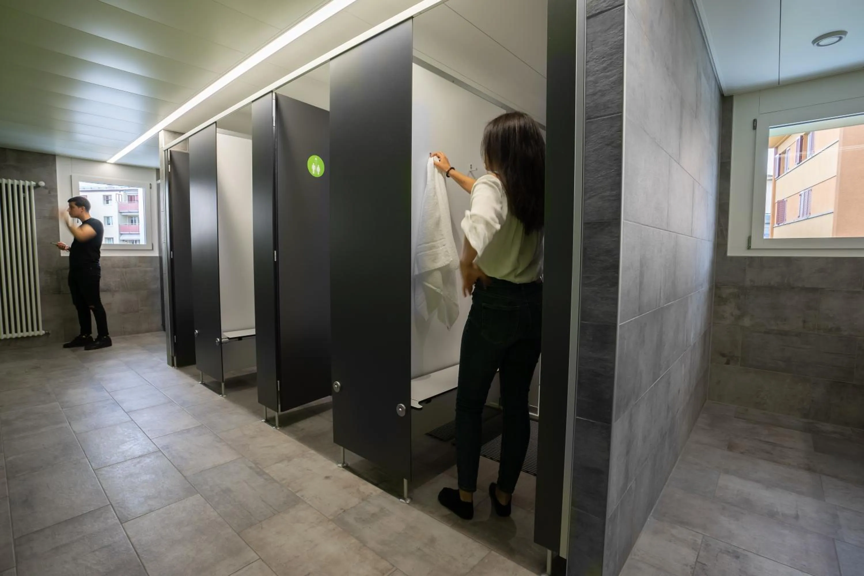 Shower in Nyon Hostel