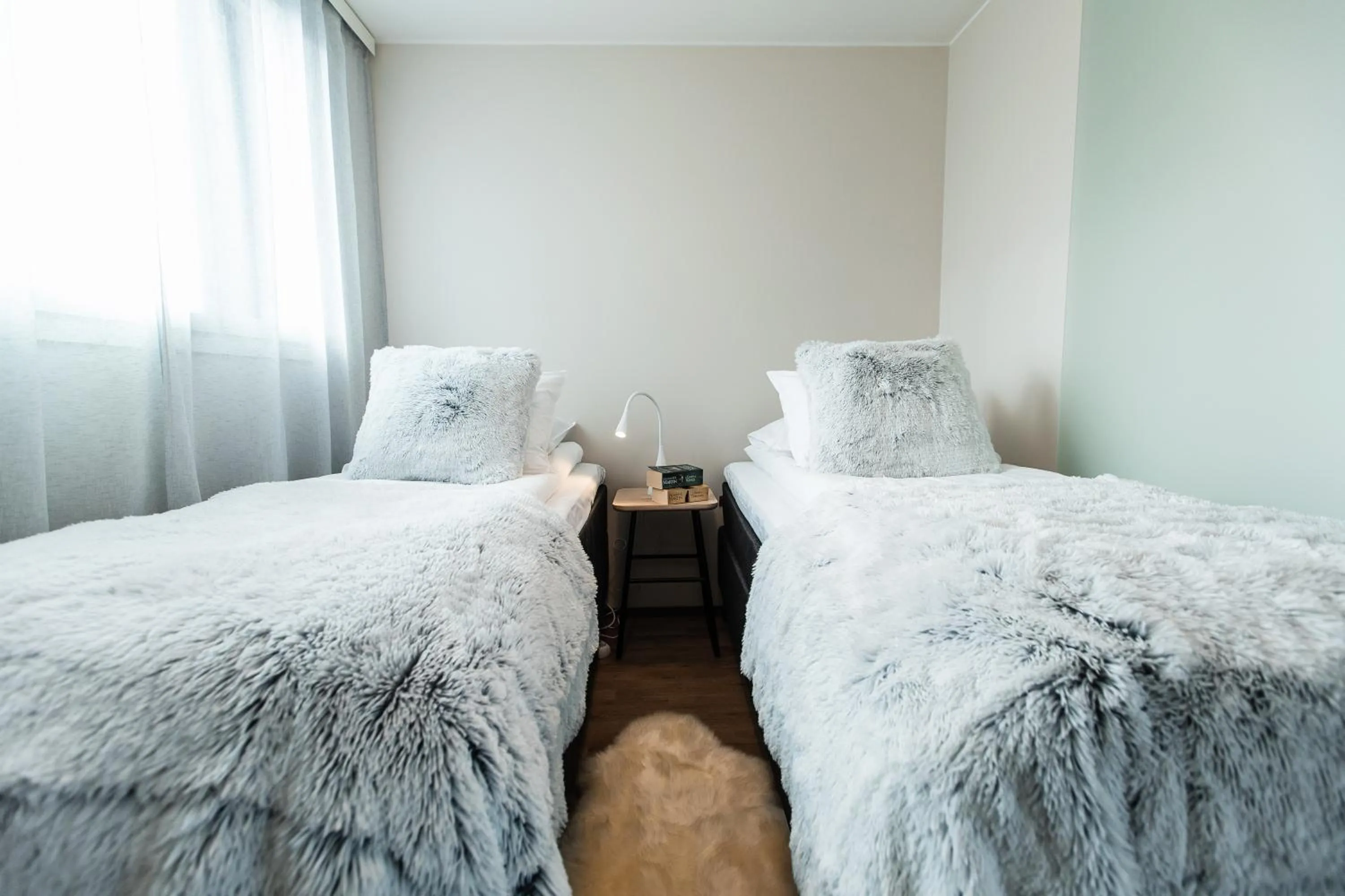 Bed in Nordica Design Residence Rovaniemi