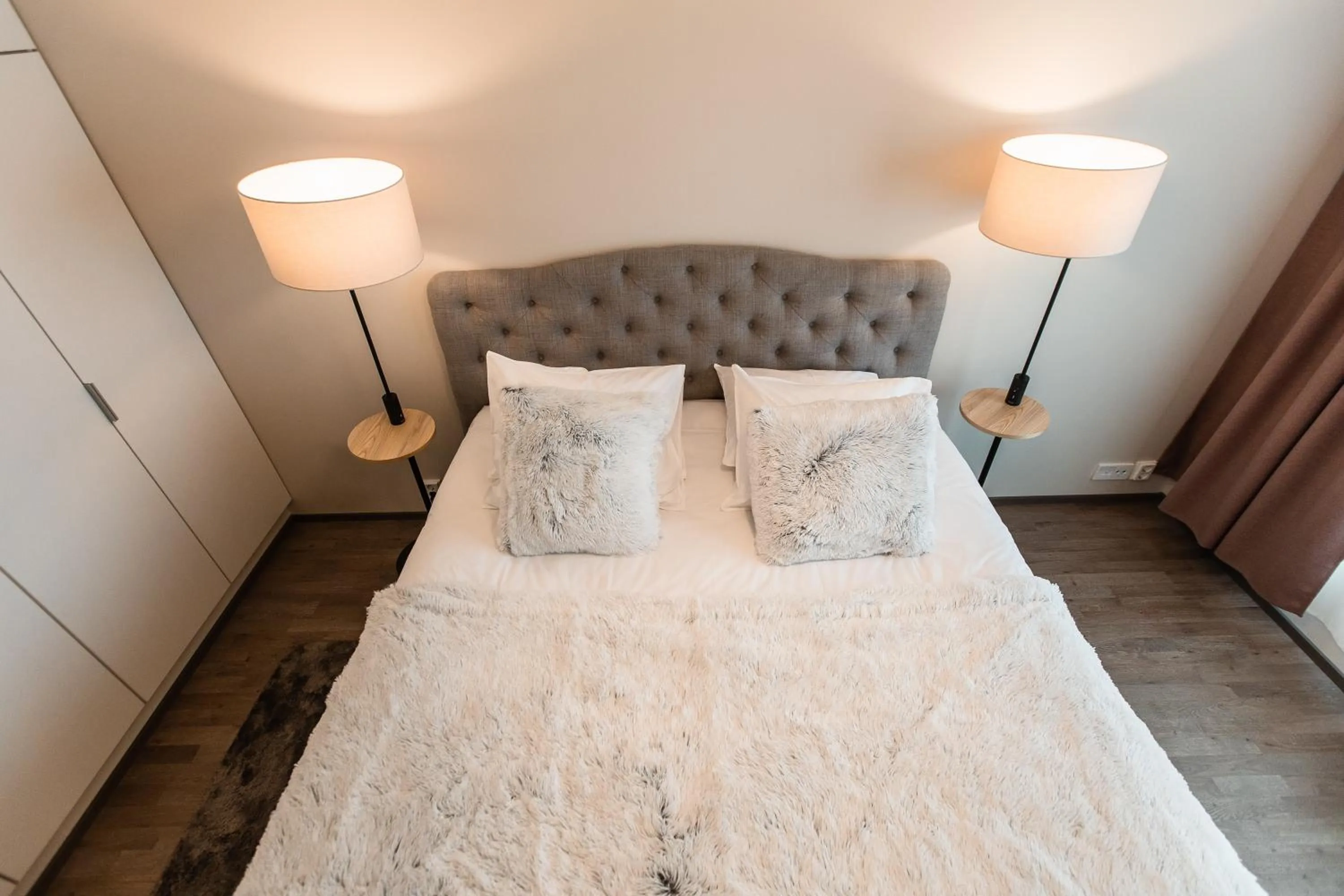 Bed in Nordica Design Residence Rovaniemi