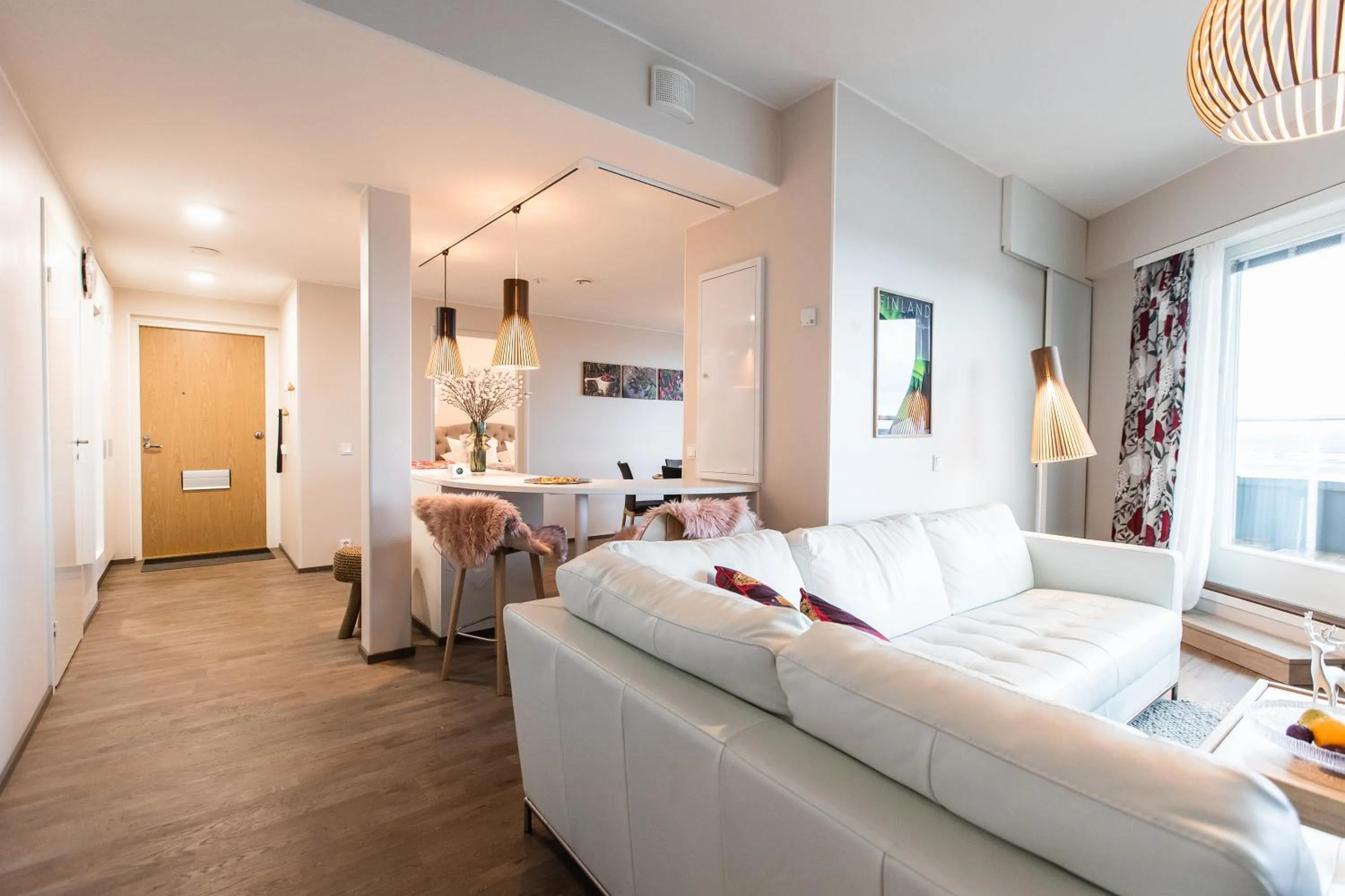 Bed in Nordica Design Residence Rovaniemi