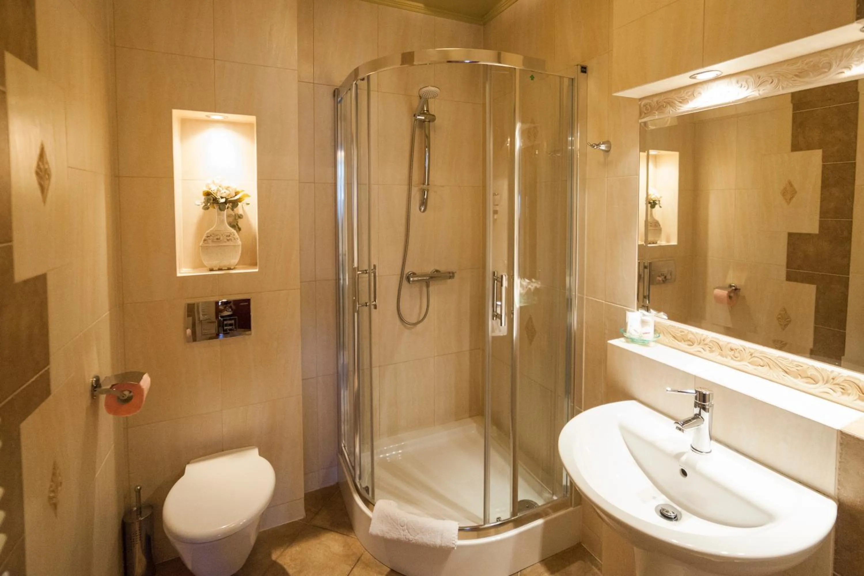 Shower in Hotel przy Młynie