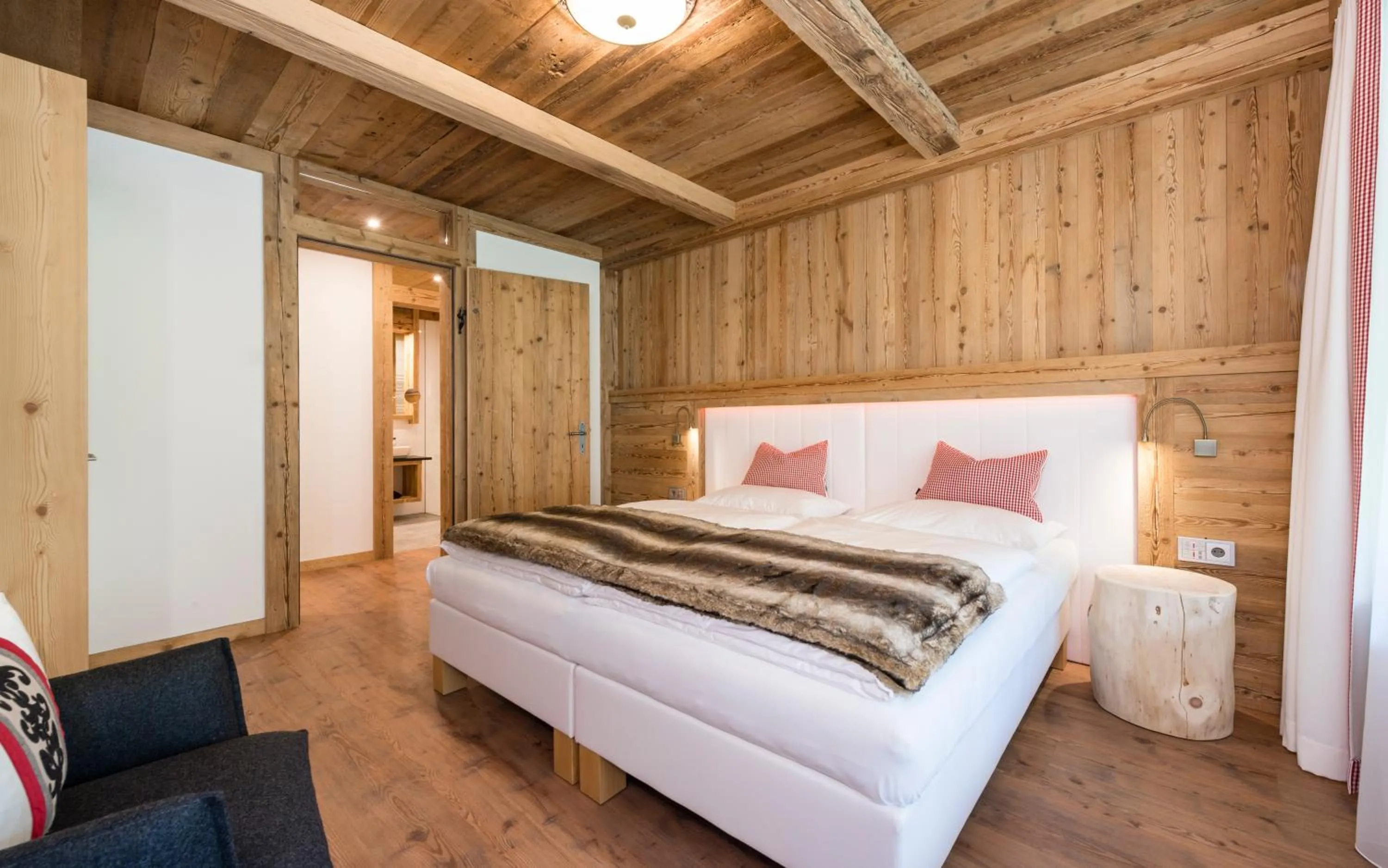 Bedroom, Bed in Aurina Lodges