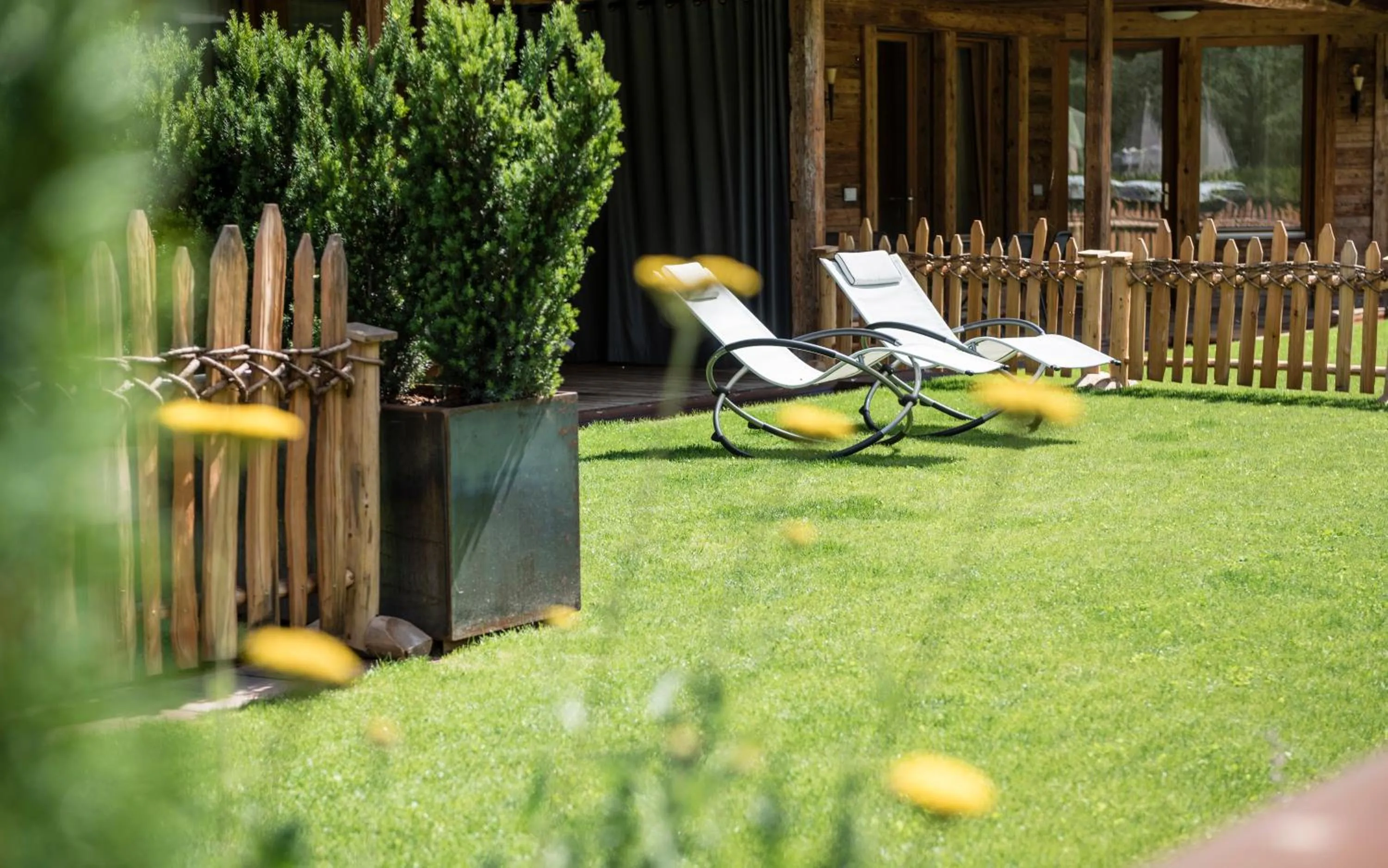 Garden in Aurina Lodges