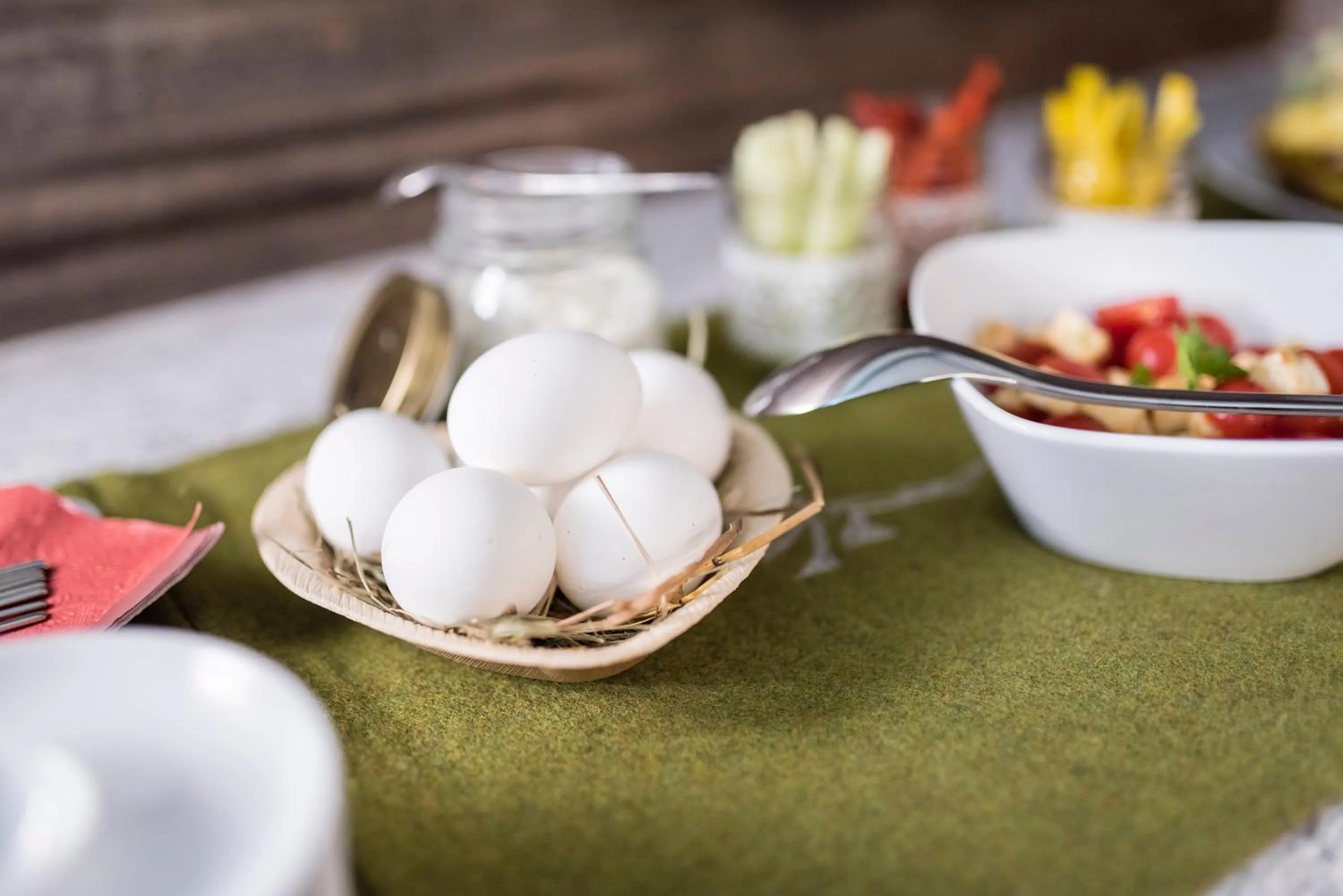 Buffet breakfast in Aurina Lodges