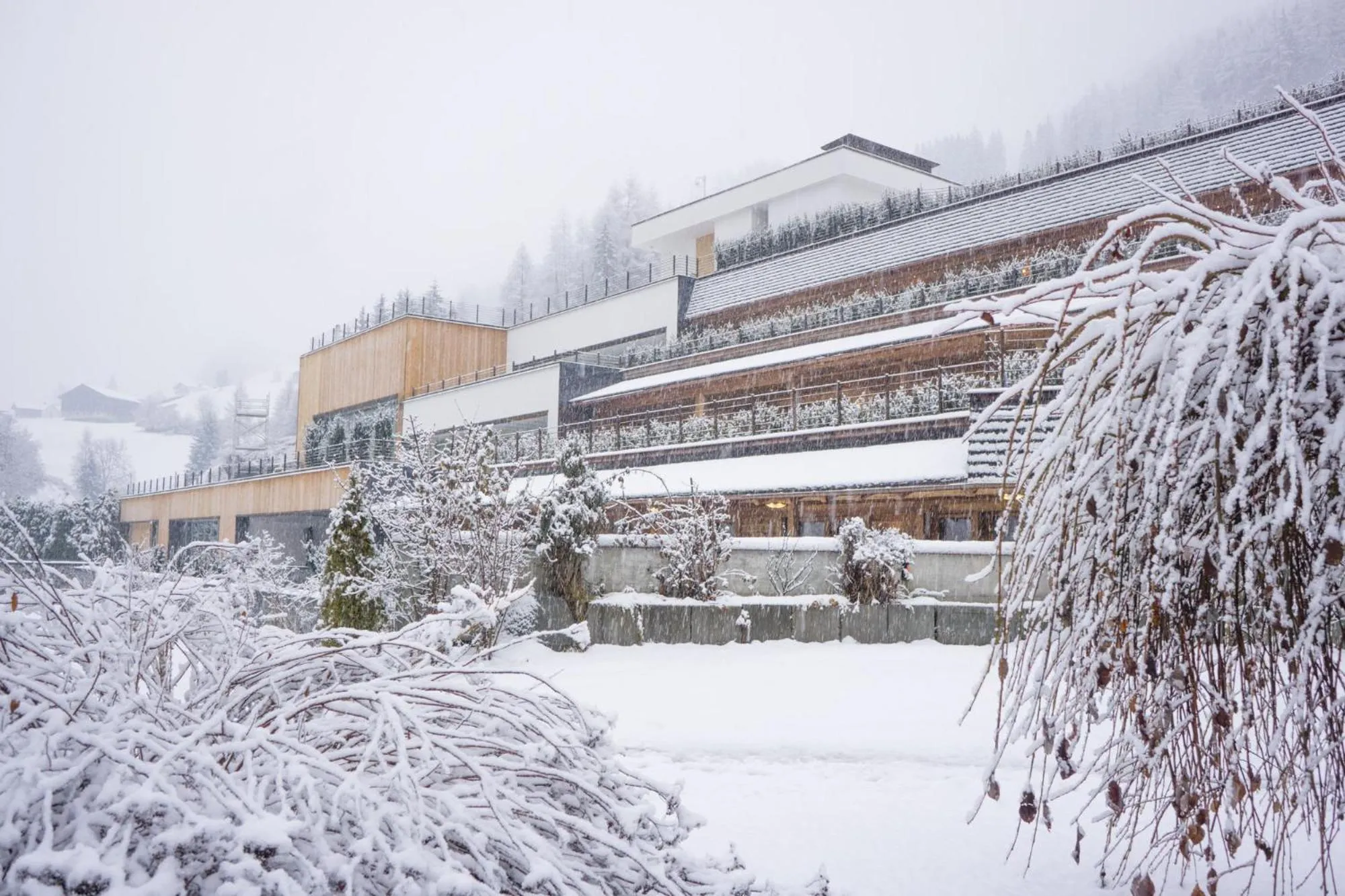 Facade/entrance in Aurina Lodges
