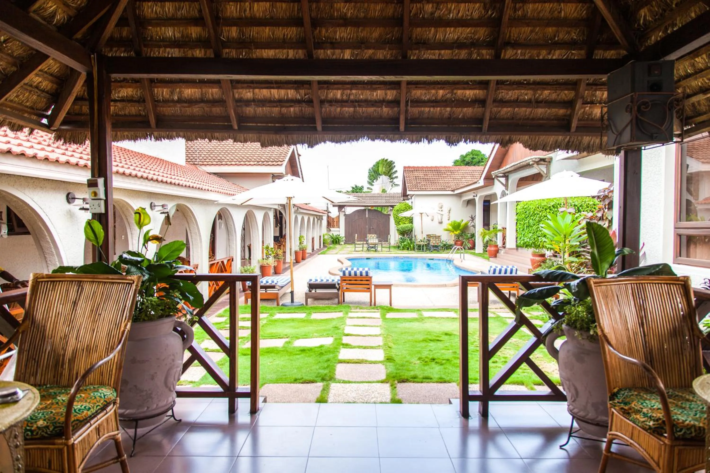 Swimming pool in Mahogany Lodge, Cantonments