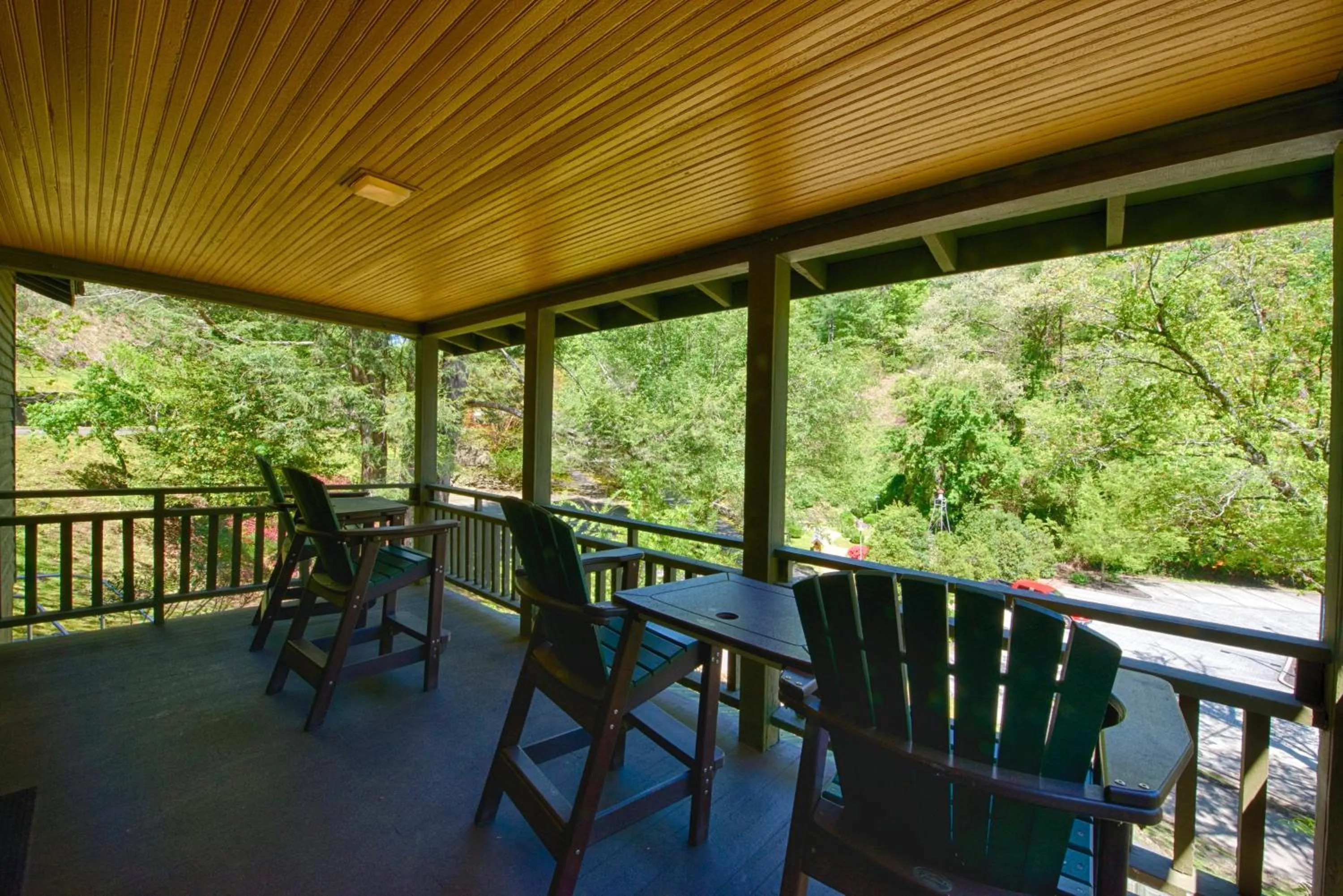 Patio in Historic Tapoco Lodge Resort