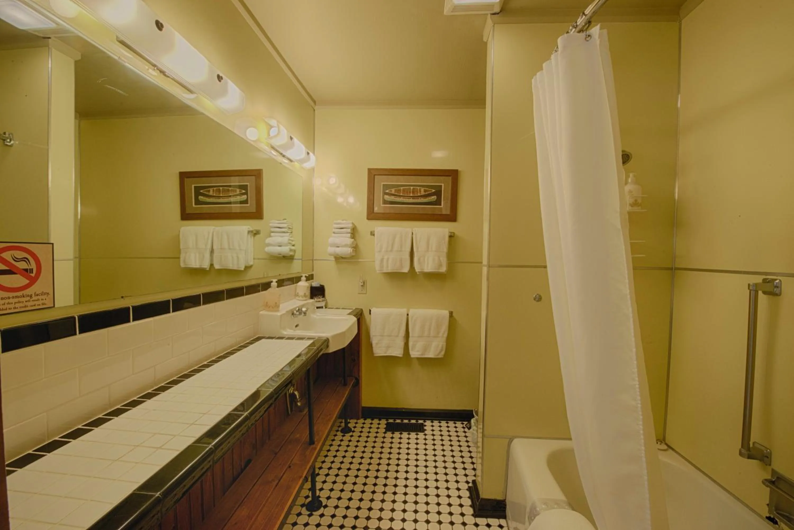 Shower in Historic Tapoco Lodge Resort