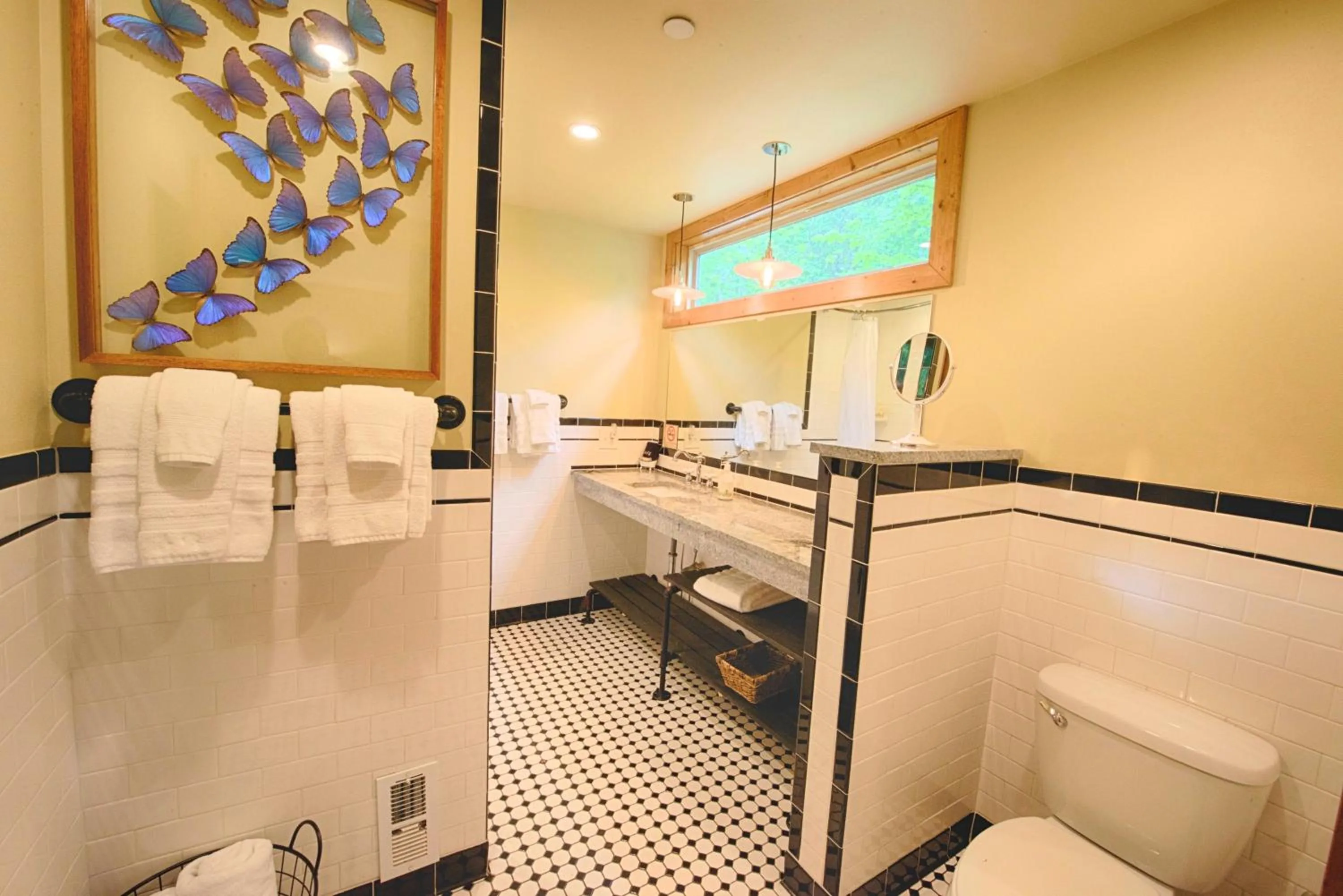 Shower in Historic Tapoco Lodge Resort