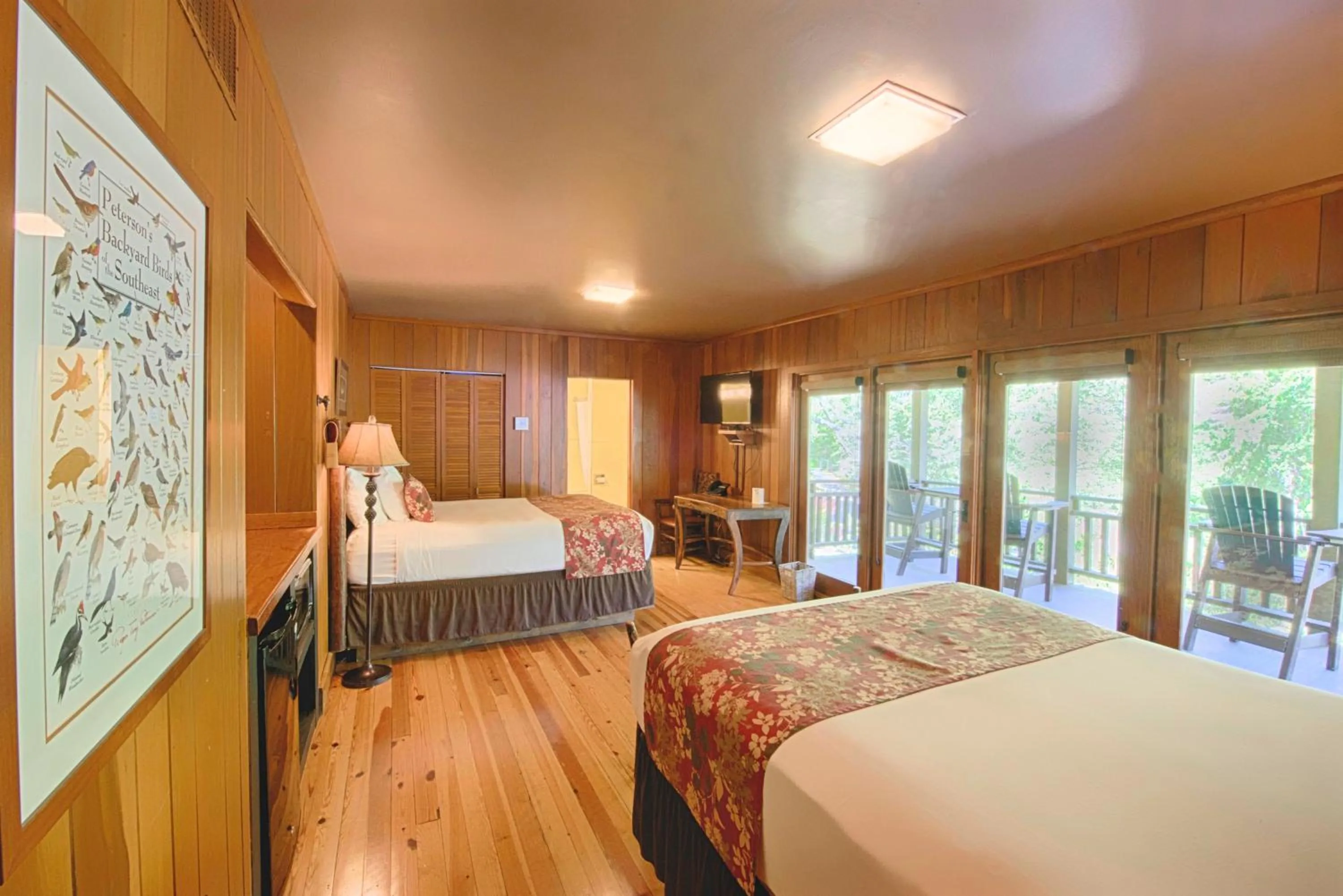 Bed in Historic Tapoco Lodge Resort